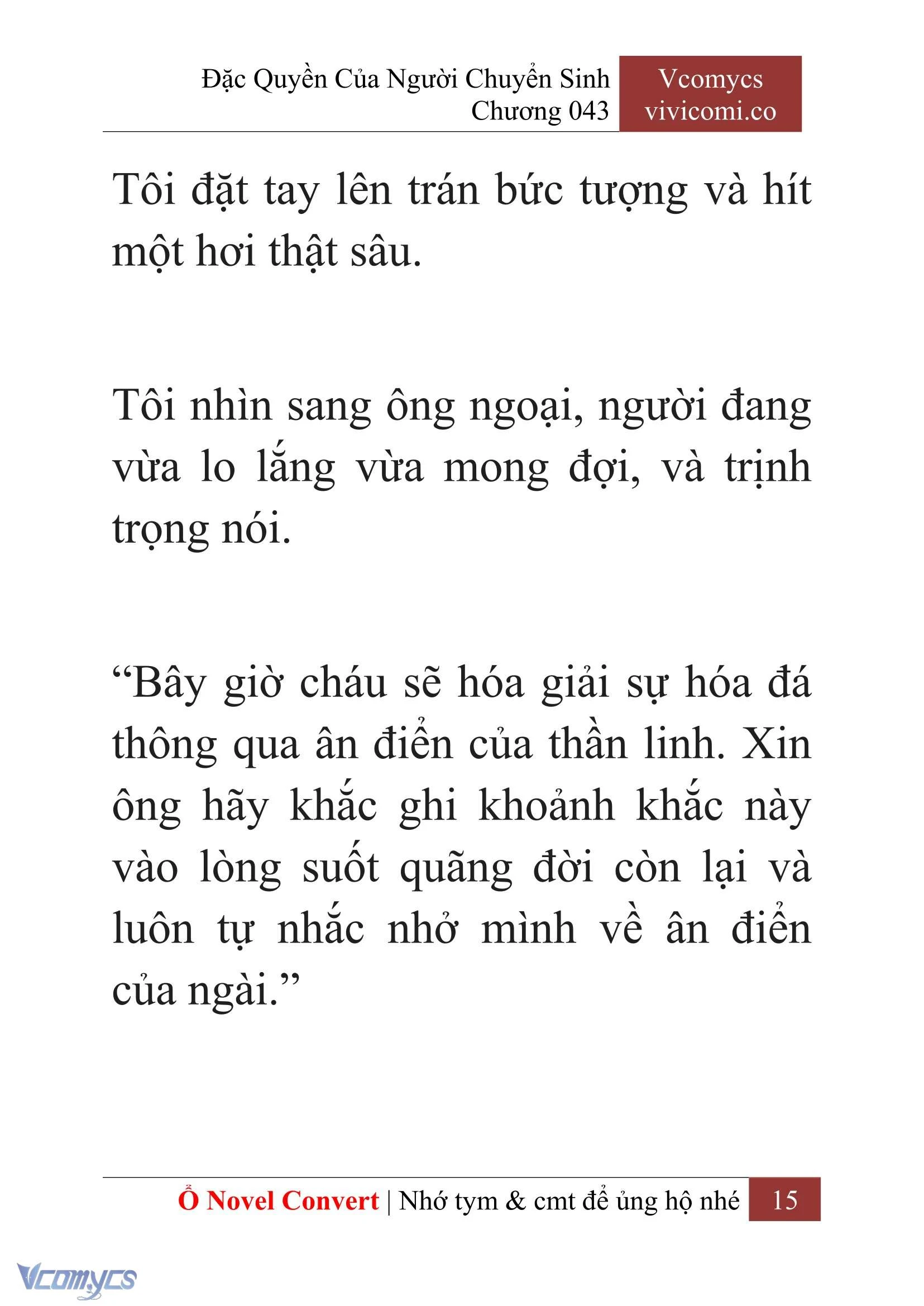 [Novel] Đặc Quyền Của Người Chuyển Sinh Chapter  43 - 17