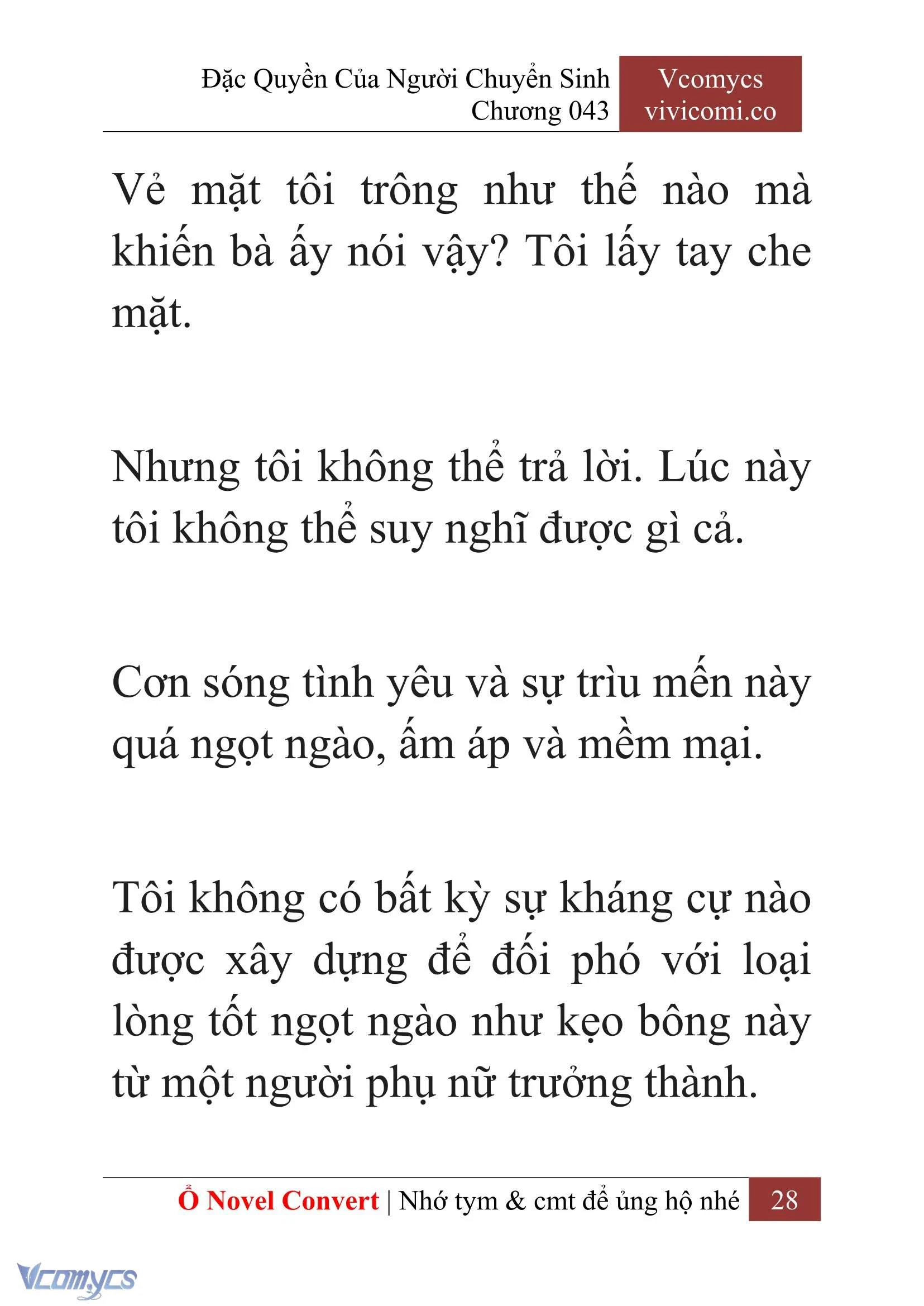 [Novel] Đặc Quyền Của Người Chuyển Sinh Chapter  43 - 30