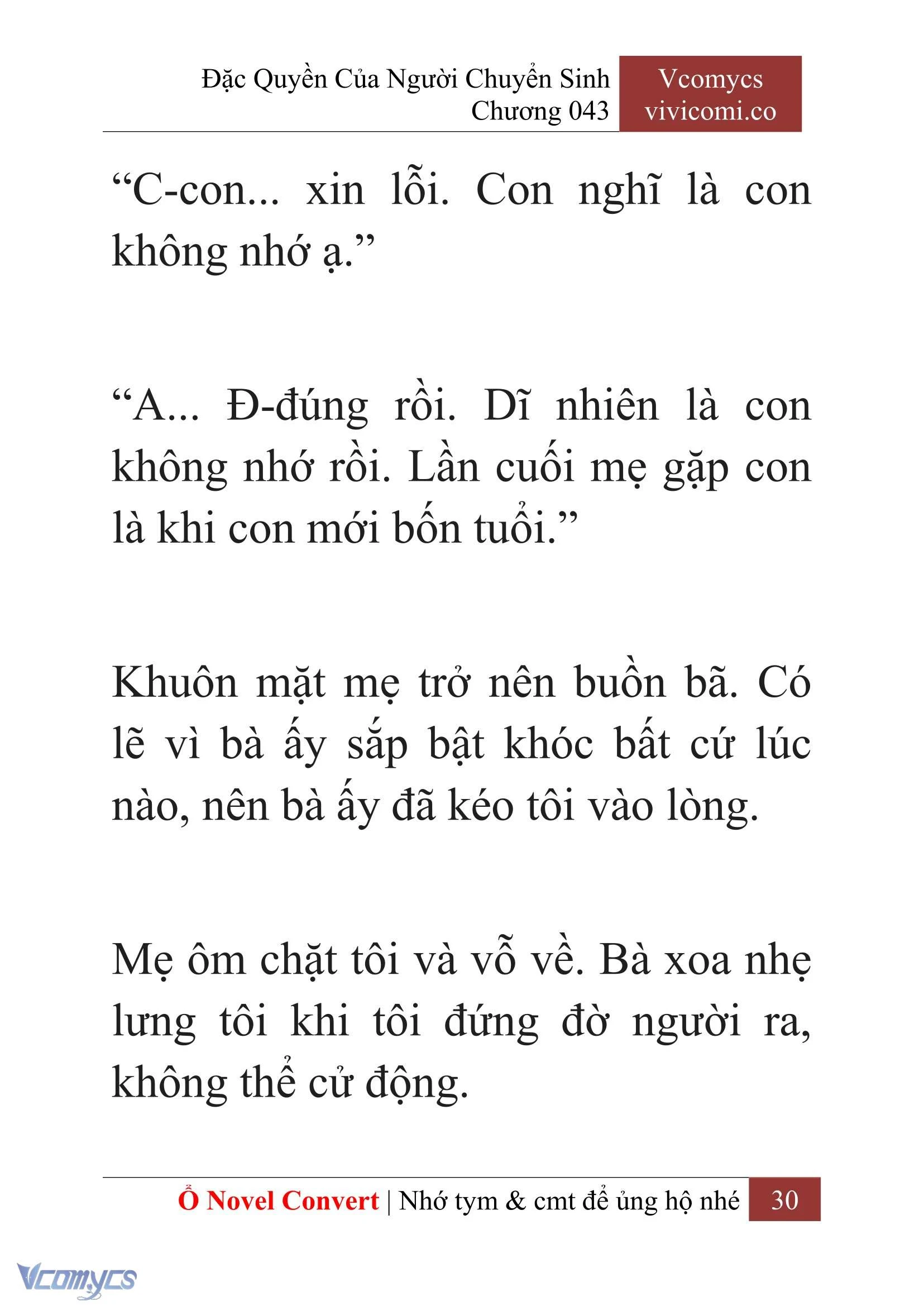 [Novel] Đặc Quyền Của Người Chuyển Sinh Chapter  43 - 32