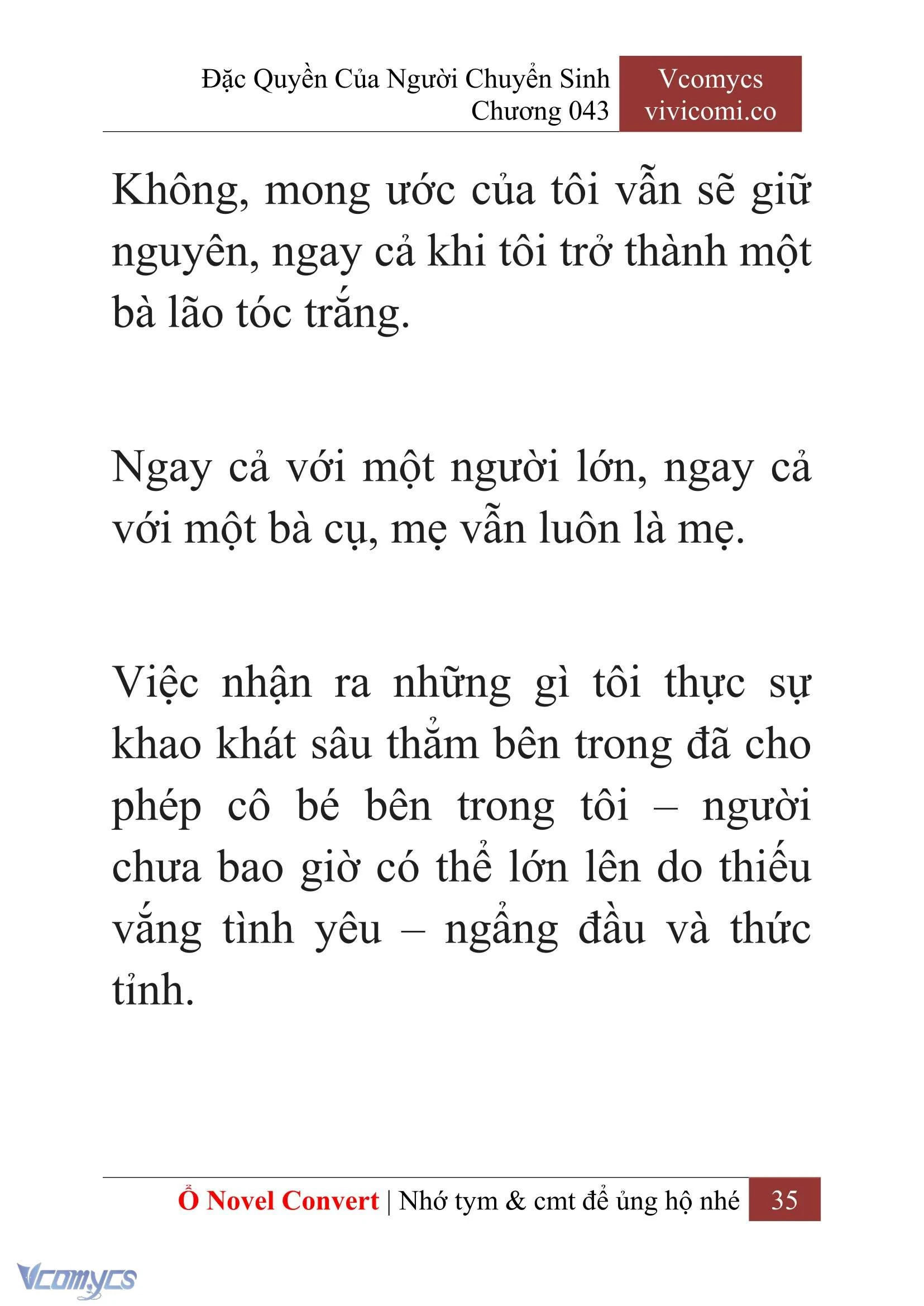 [Novel] Đặc Quyền Của Người Chuyển Sinh Chapter  43 - 37