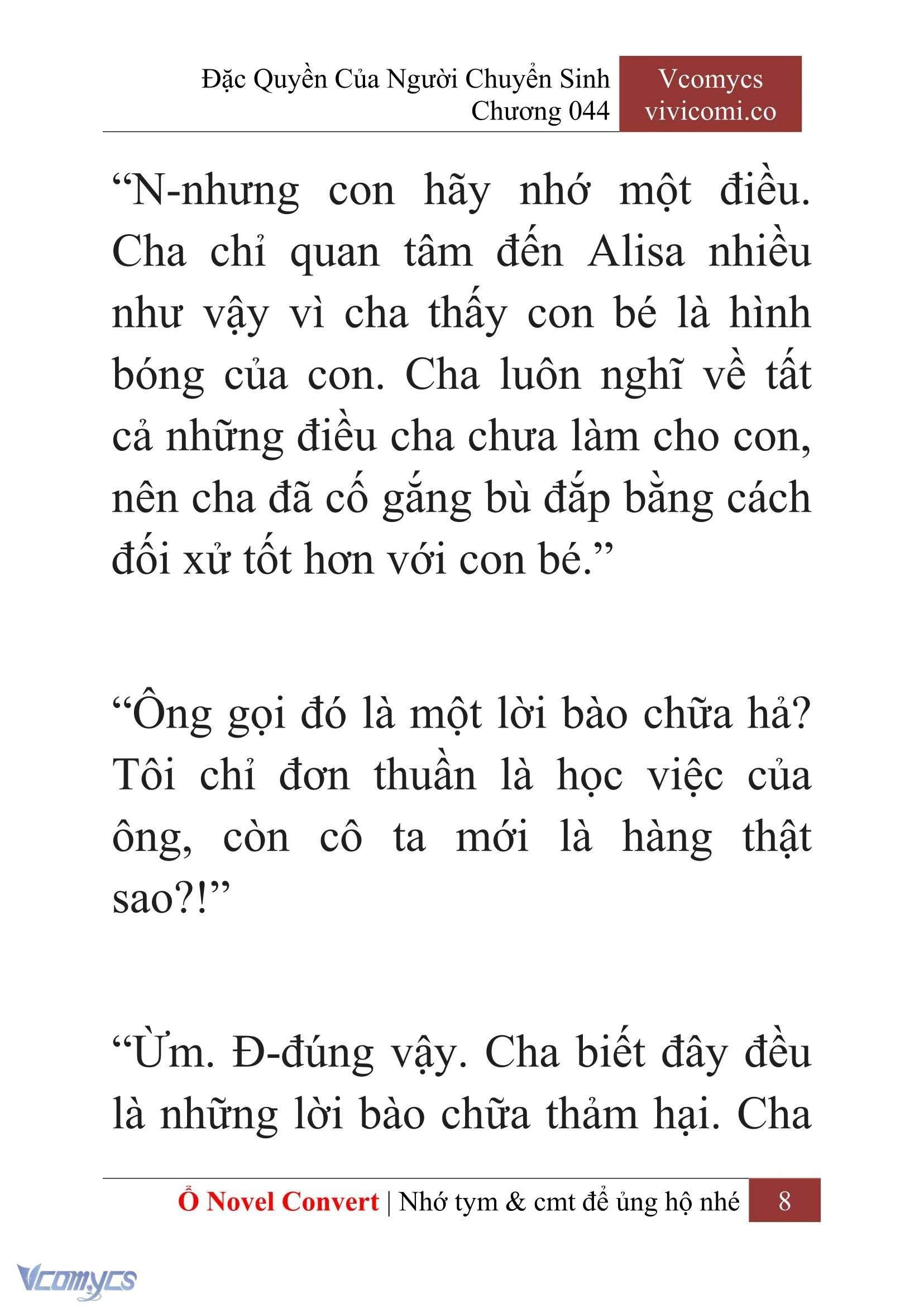 [Novel] Đặc Quyền Của Người Chuyển Sinh Chapter  44 - 10
