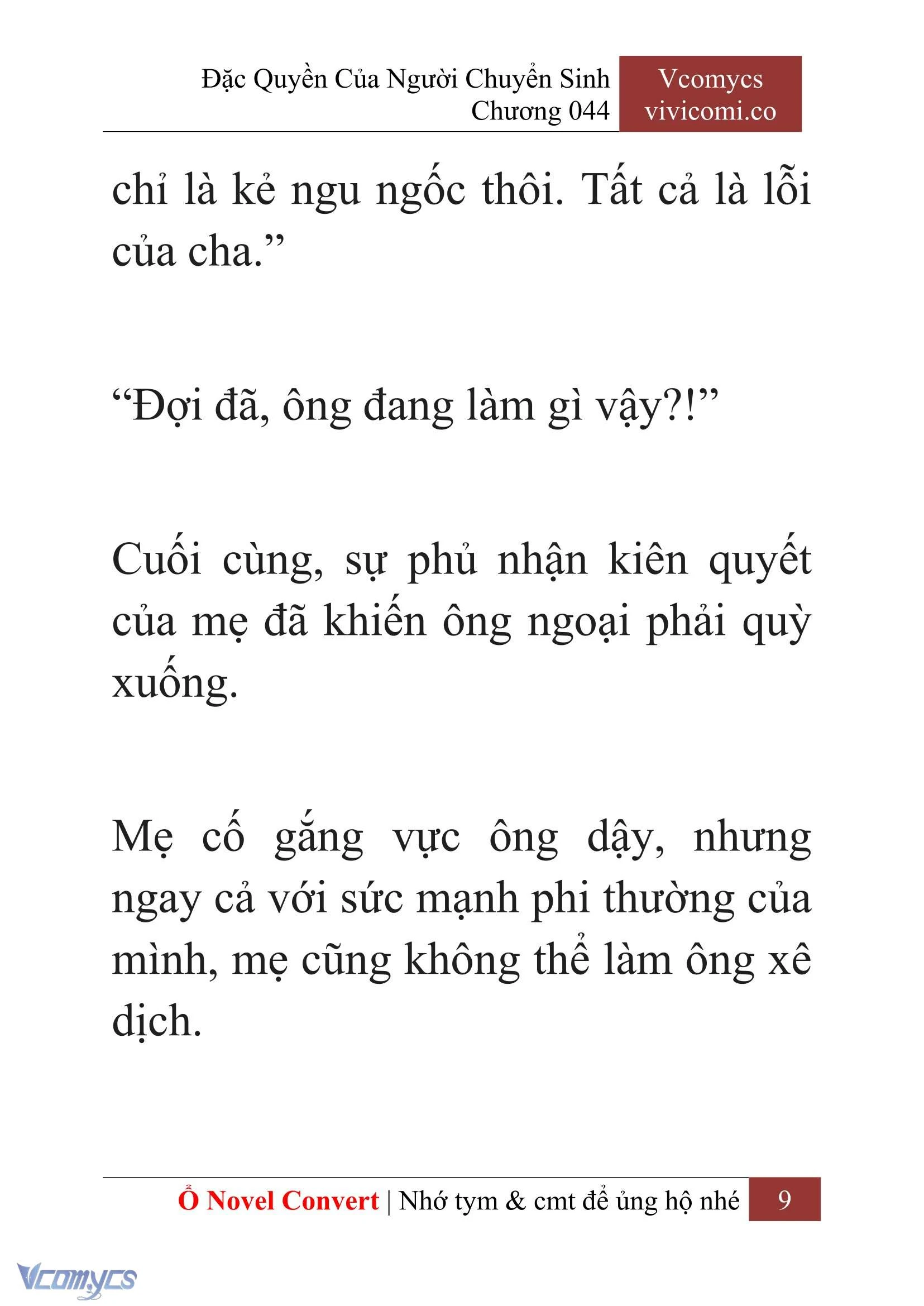 [Novel] Đặc Quyền Của Người Chuyển Sinh Chapter  44 - 11