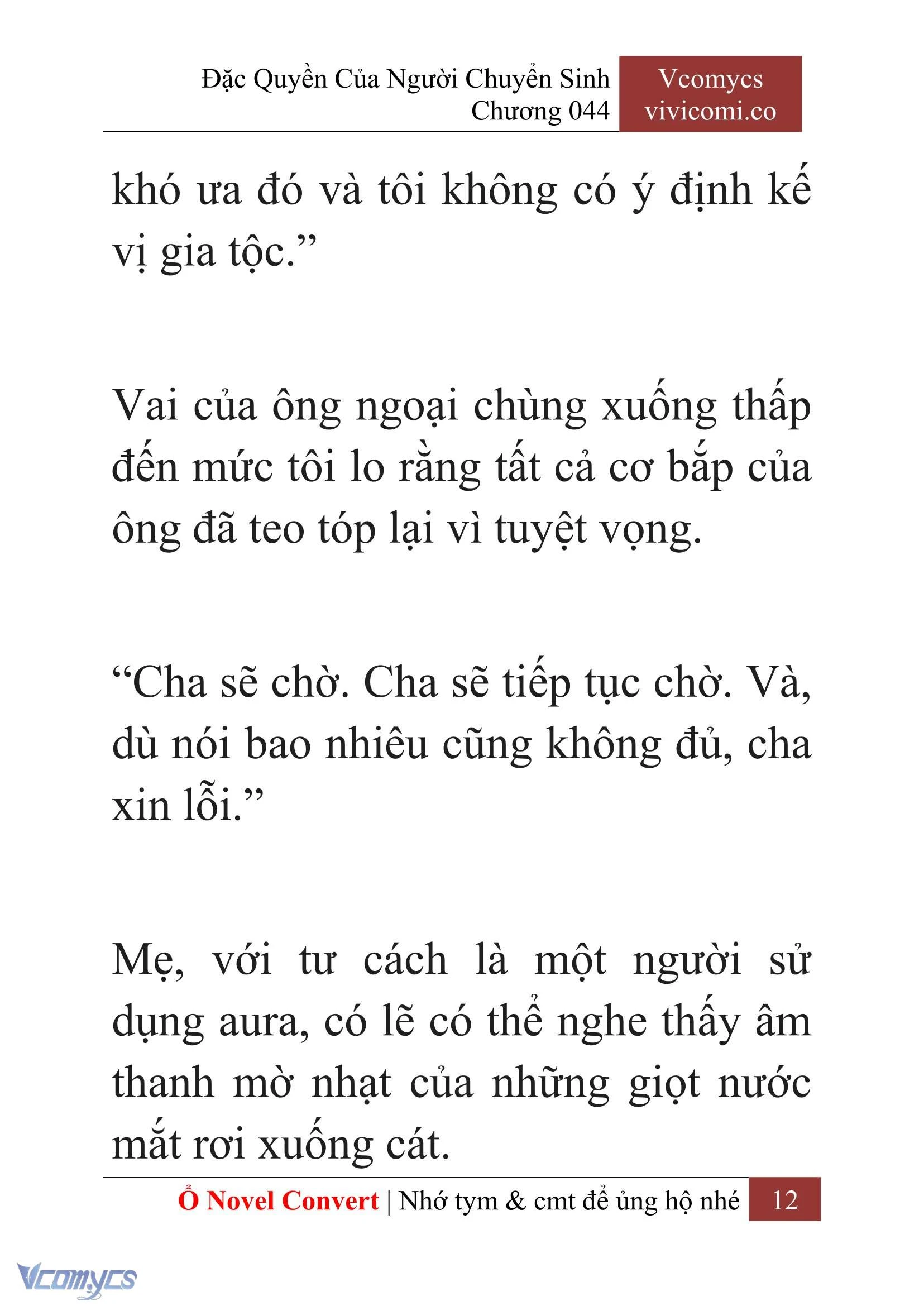 [Novel] Đặc Quyền Của Người Chuyển Sinh Chapter  44 - 14