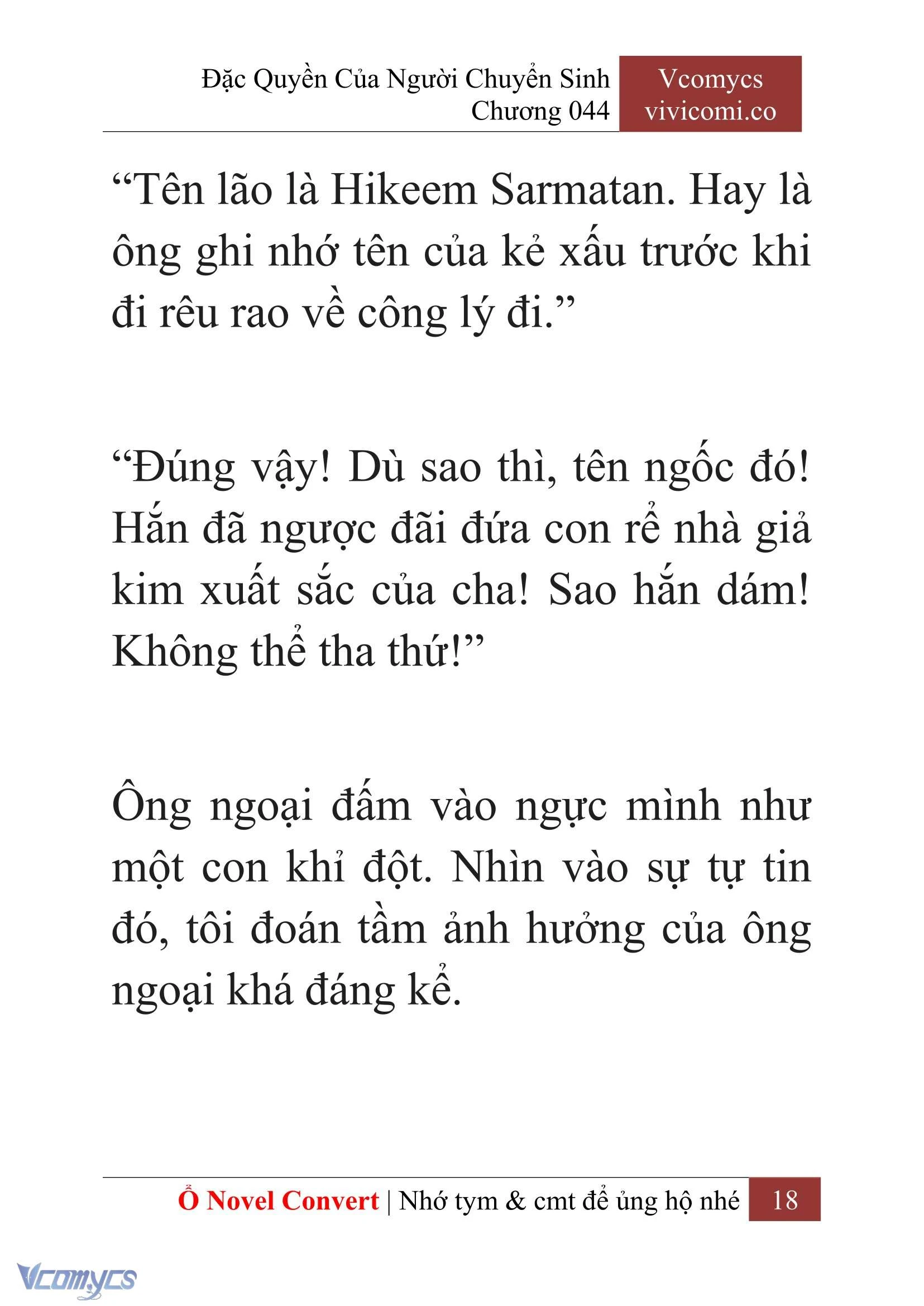 [Novel] Đặc Quyền Của Người Chuyển Sinh Chapter  44 - 20