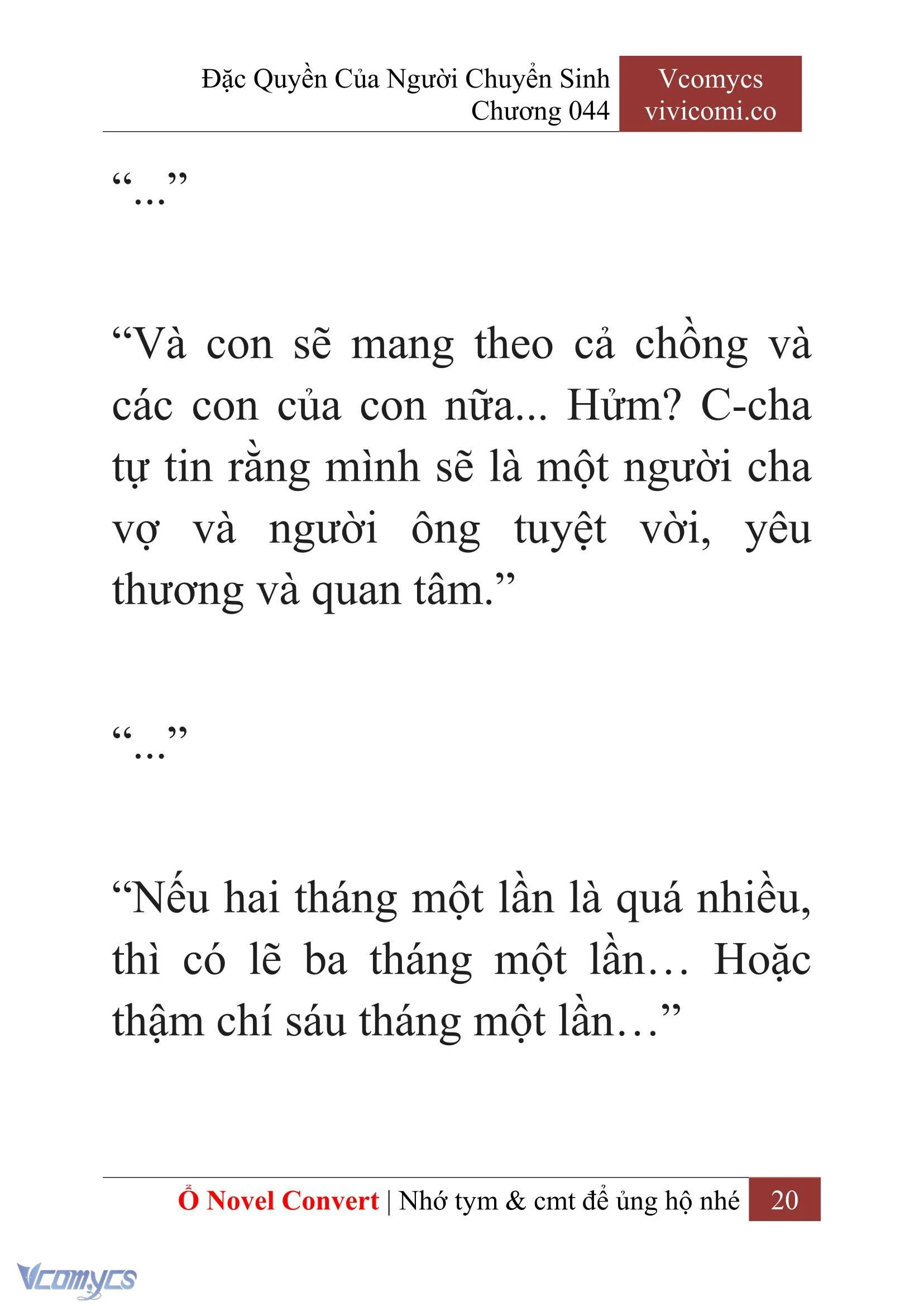 [Novel] Đặc Quyền Của Người Chuyển Sinh Chapter  44 - 22