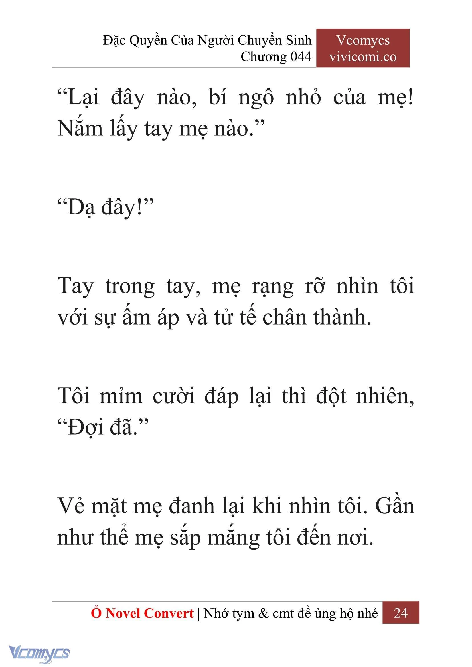 [Novel] Đặc Quyền Của Người Chuyển Sinh Chapter  44 - 26