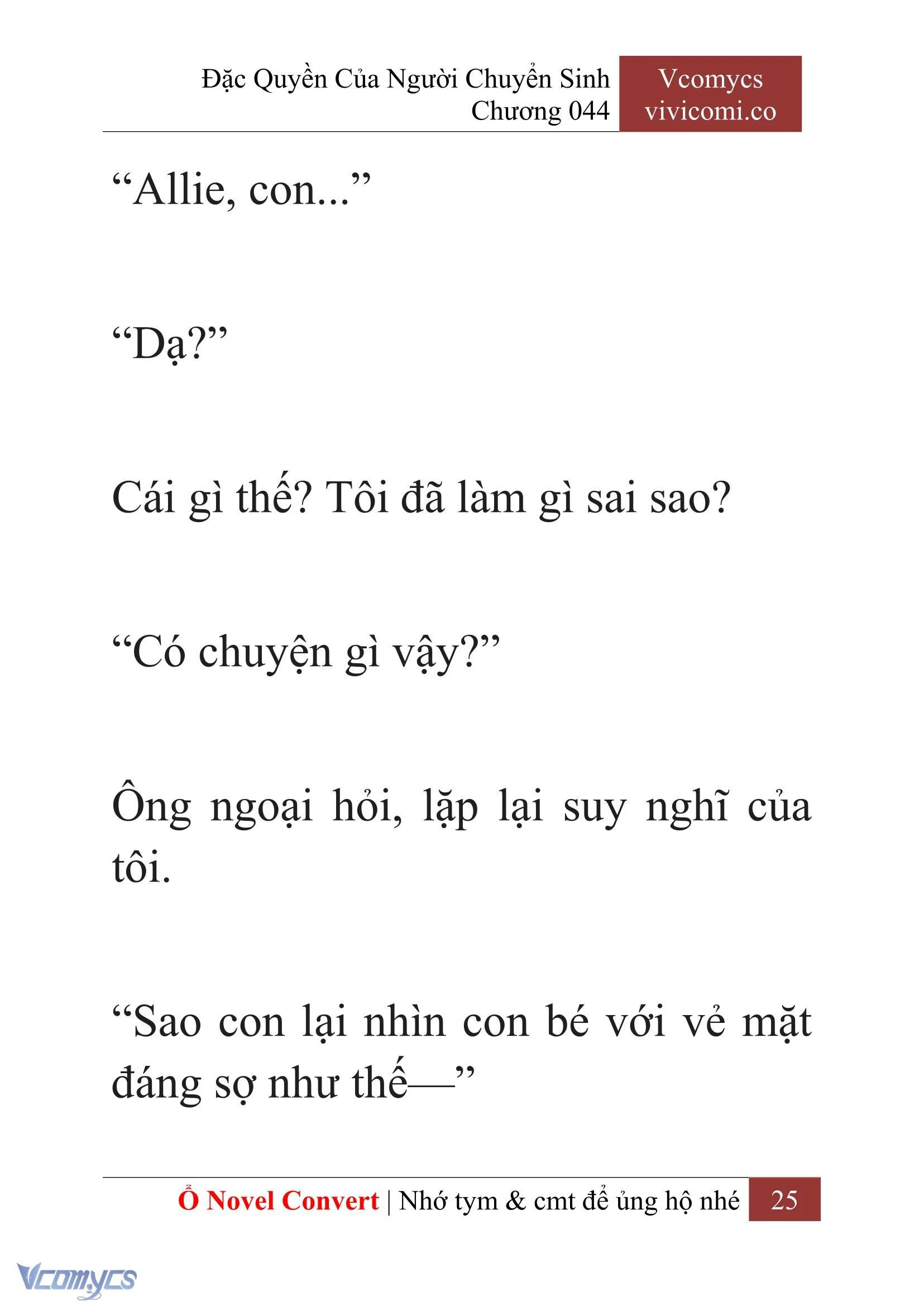 [Novel] Đặc Quyền Của Người Chuyển Sinh Chapter  44 - 27