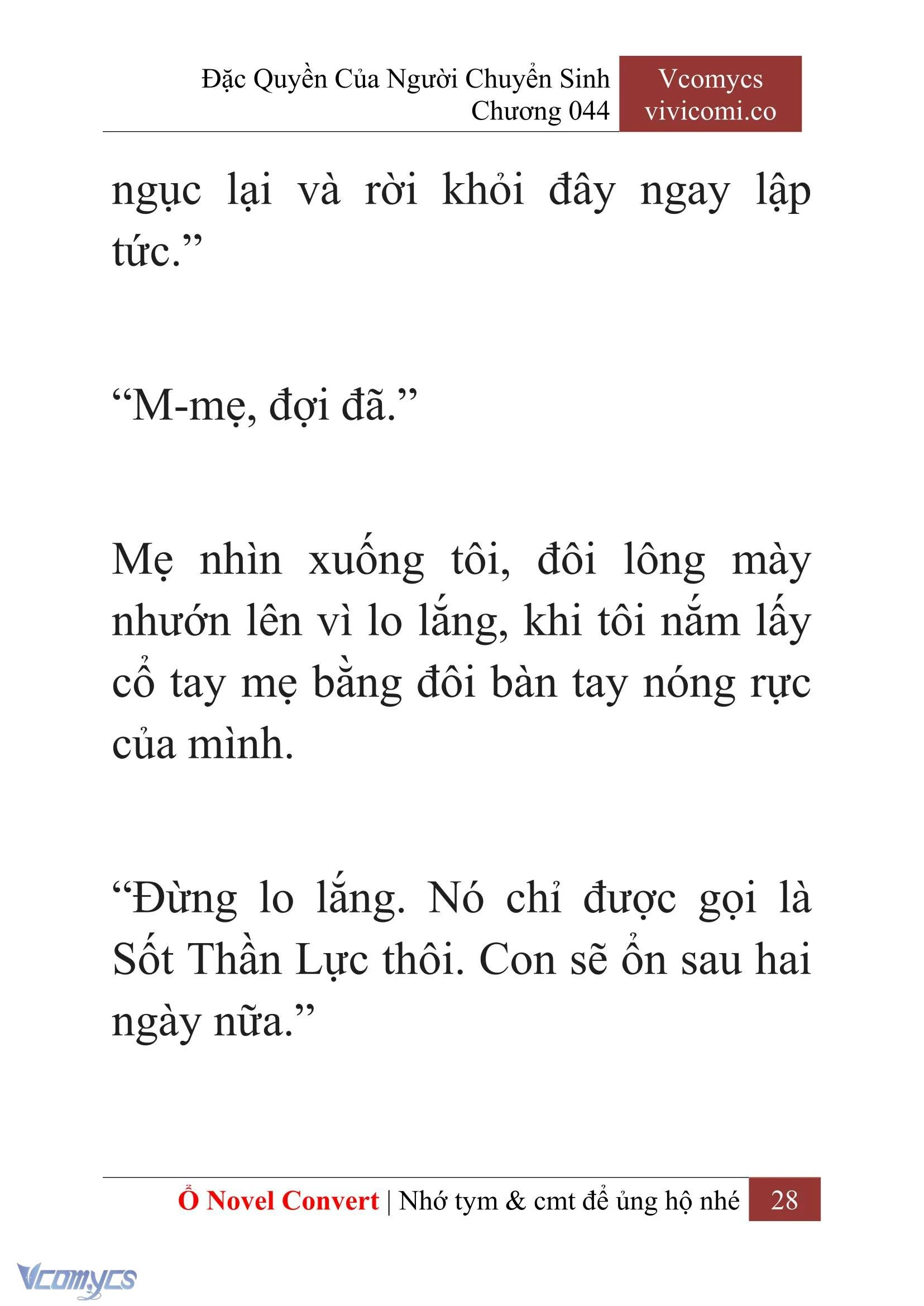 [Novel] Đặc Quyền Của Người Chuyển Sinh Chapter  44 - 30