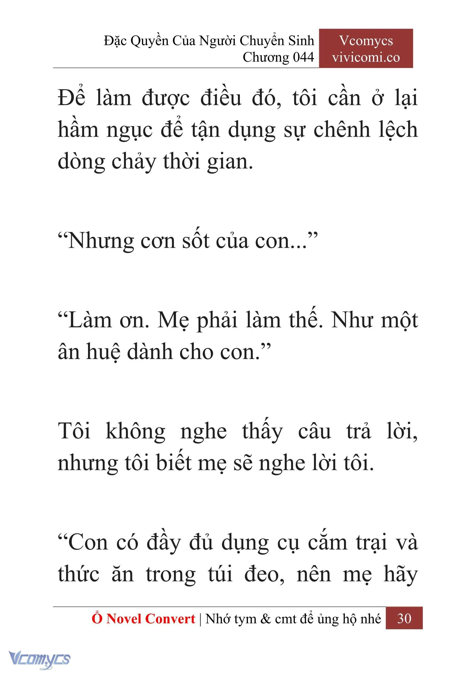 [Novel] Đặc Quyền Của Người Chuyển Sinh Chapter  44 - 32
