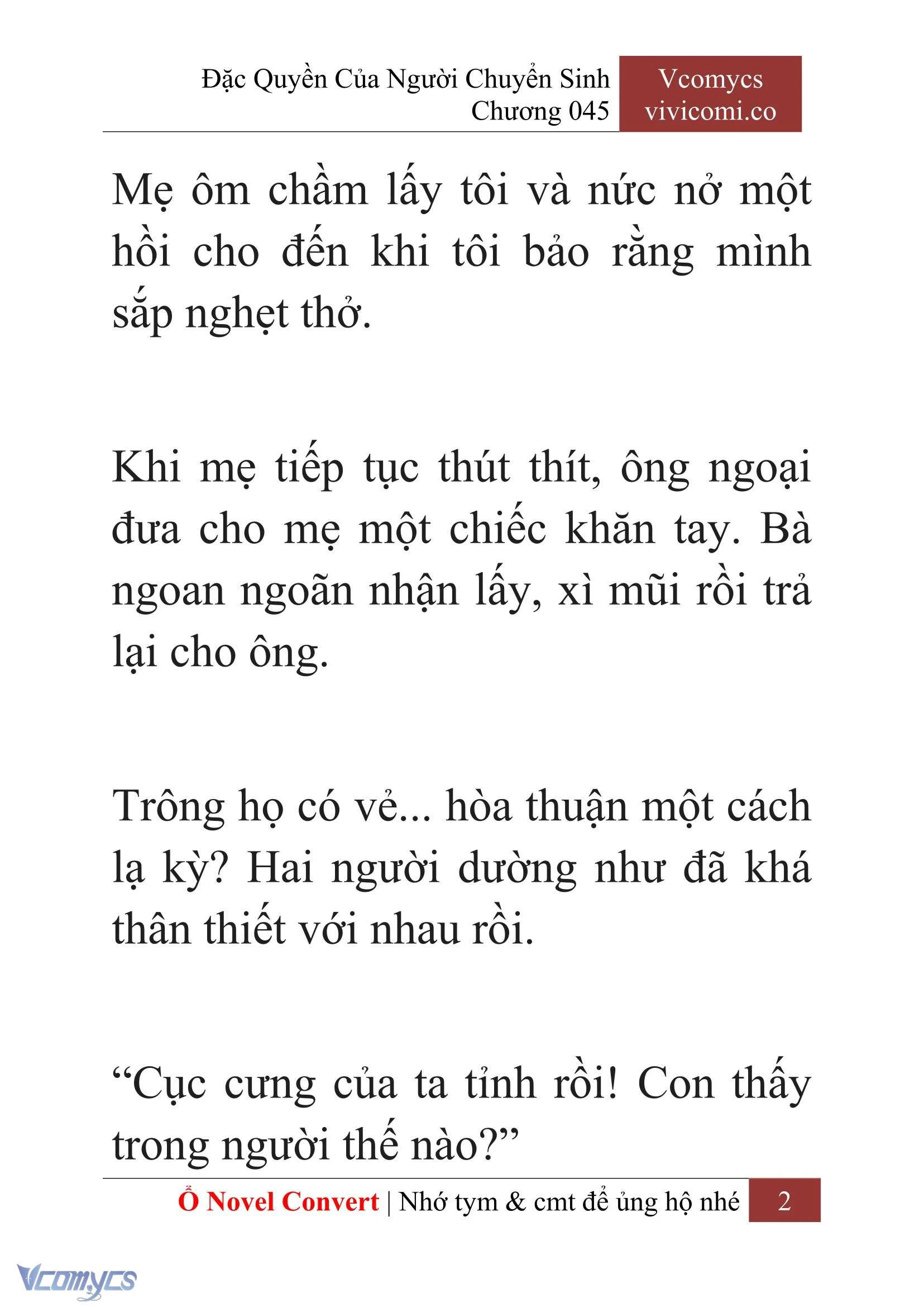 [Novel] Đặc Quyền Của Người Chuyển Sinh Chapter  45 - 4