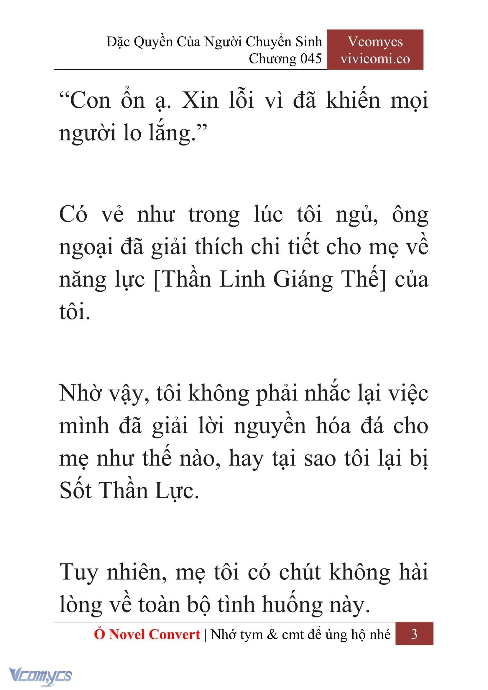 [Novel] Đặc Quyền Của Người Chuyển Sinh Chapter  45 - 5