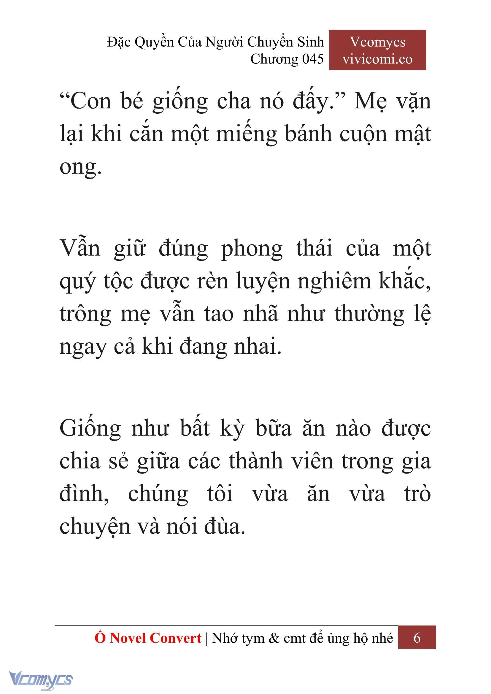 [Novel] Đặc Quyền Của Người Chuyển Sinh Chapter  45 - 8