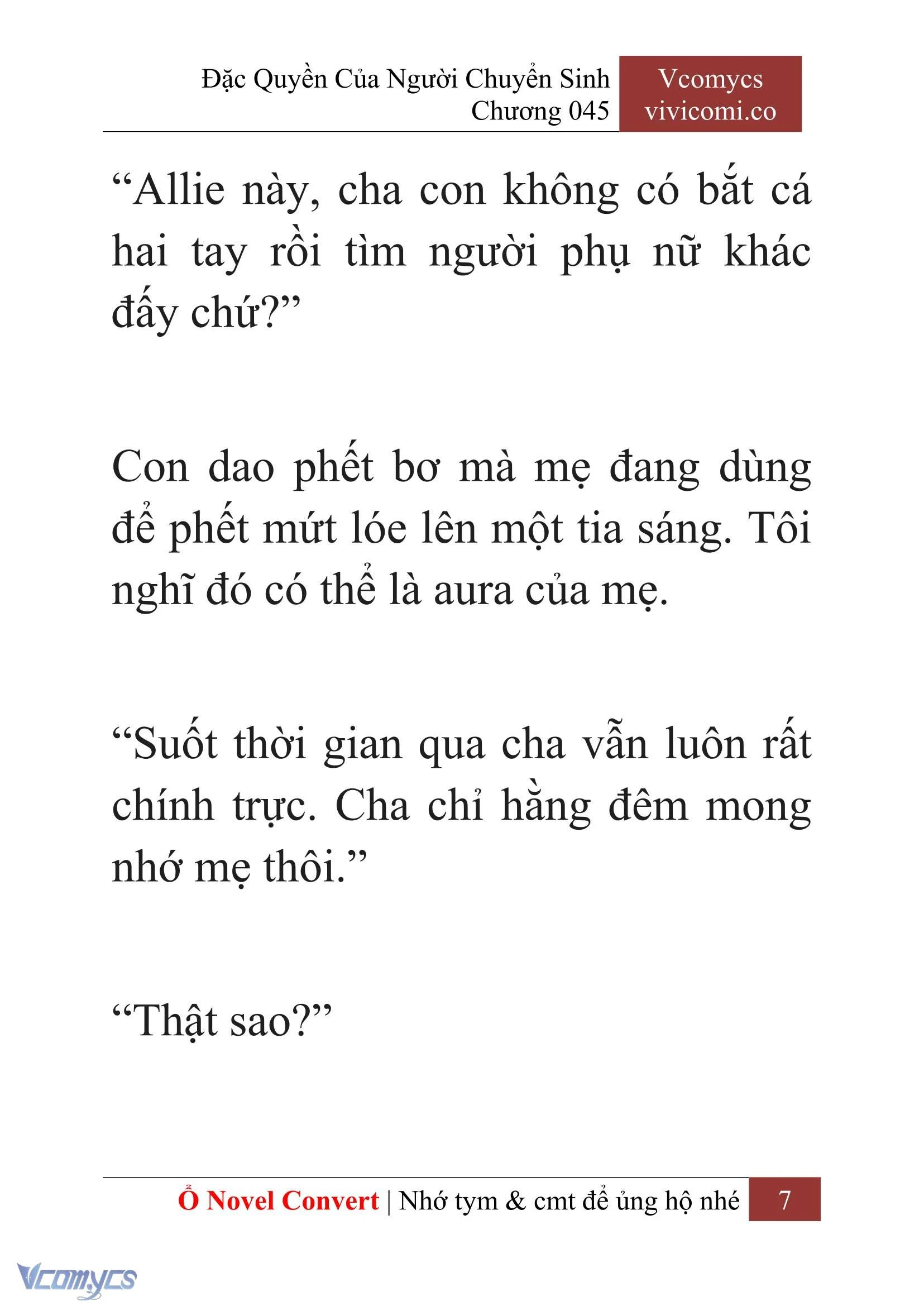 [Novel] Đặc Quyền Của Người Chuyển Sinh Chapter  45 - 9