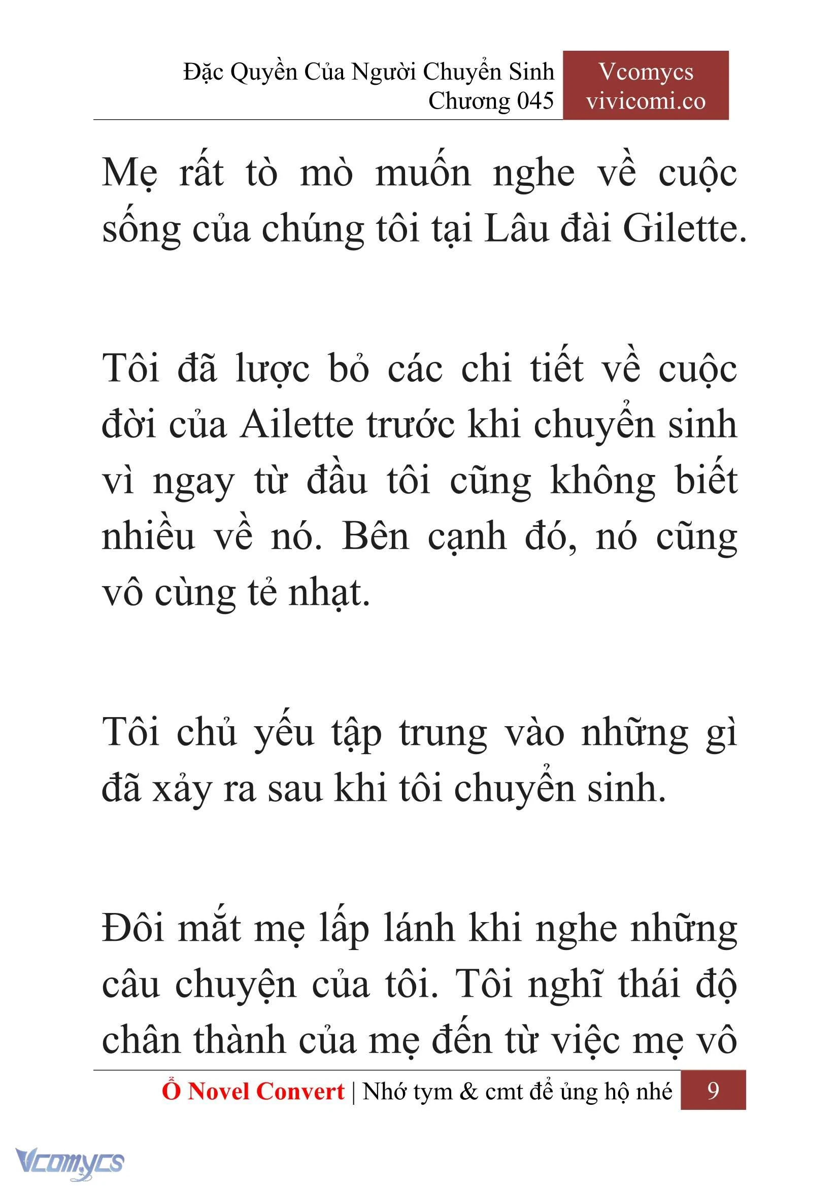 [Novel] Đặc Quyền Của Người Chuyển Sinh Chapter  45 - 11