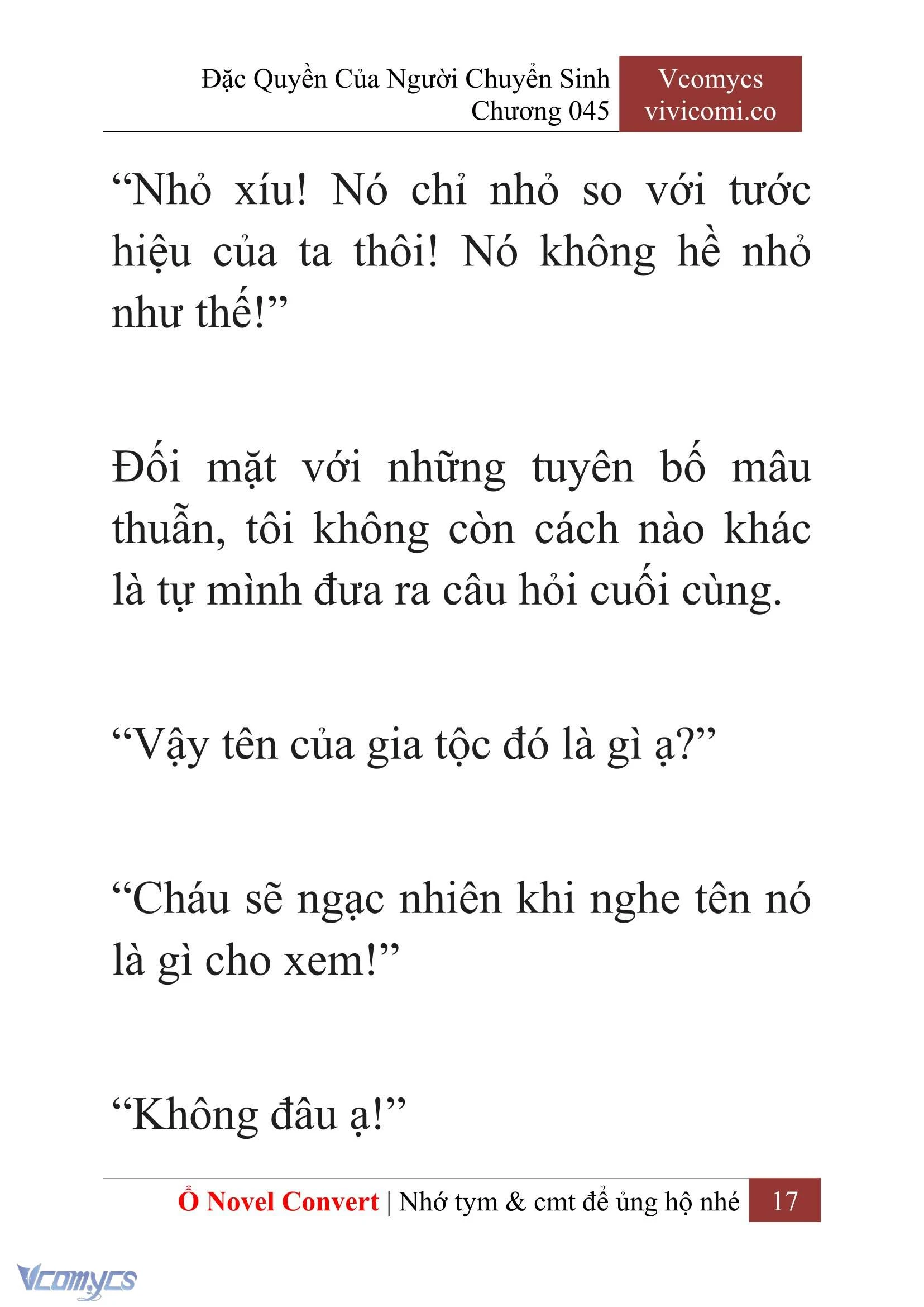 [Novel] Đặc Quyền Của Người Chuyển Sinh Chapter  45 - 19