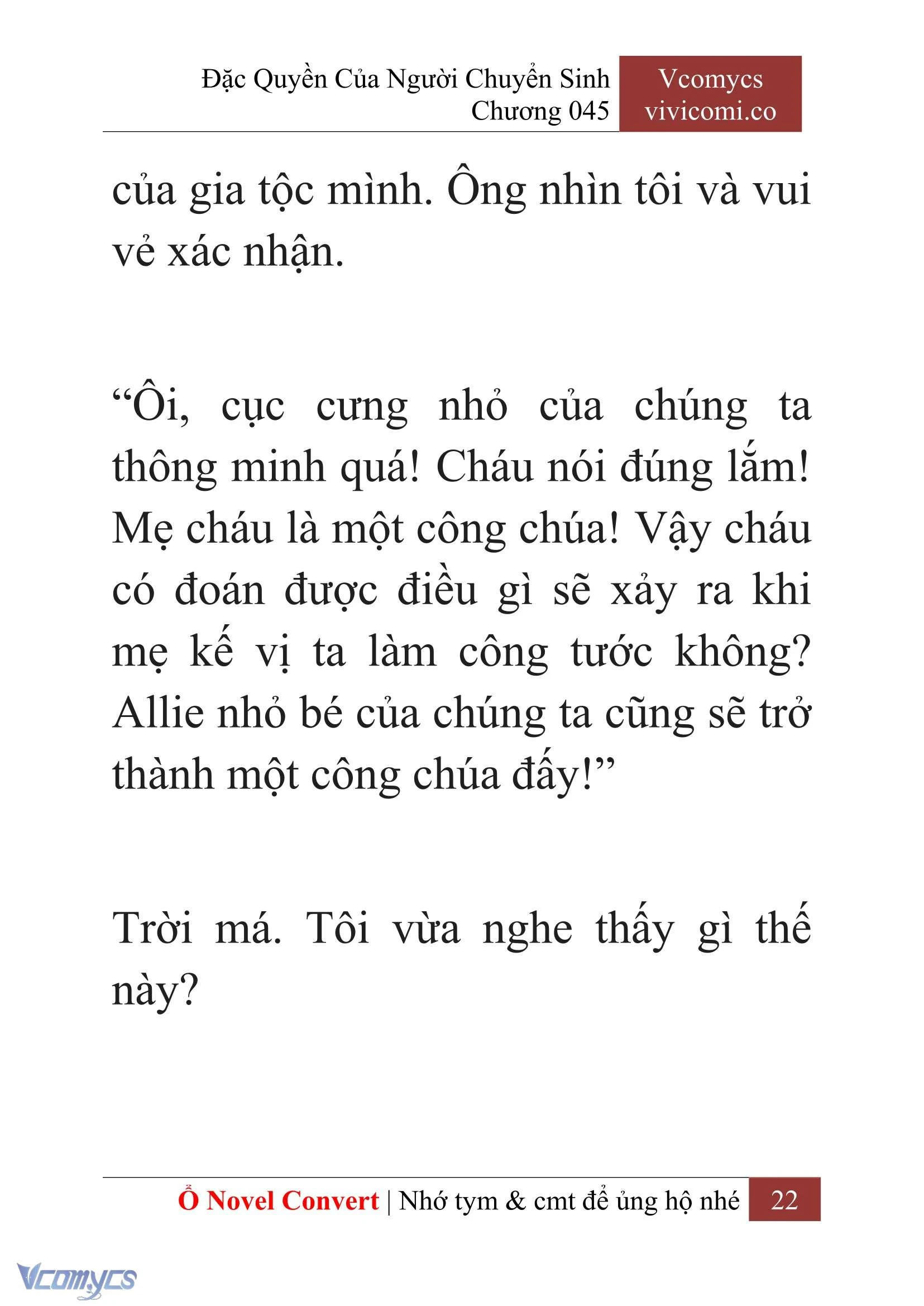 [Novel] Đặc Quyền Của Người Chuyển Sinh Chapter  45 - 24