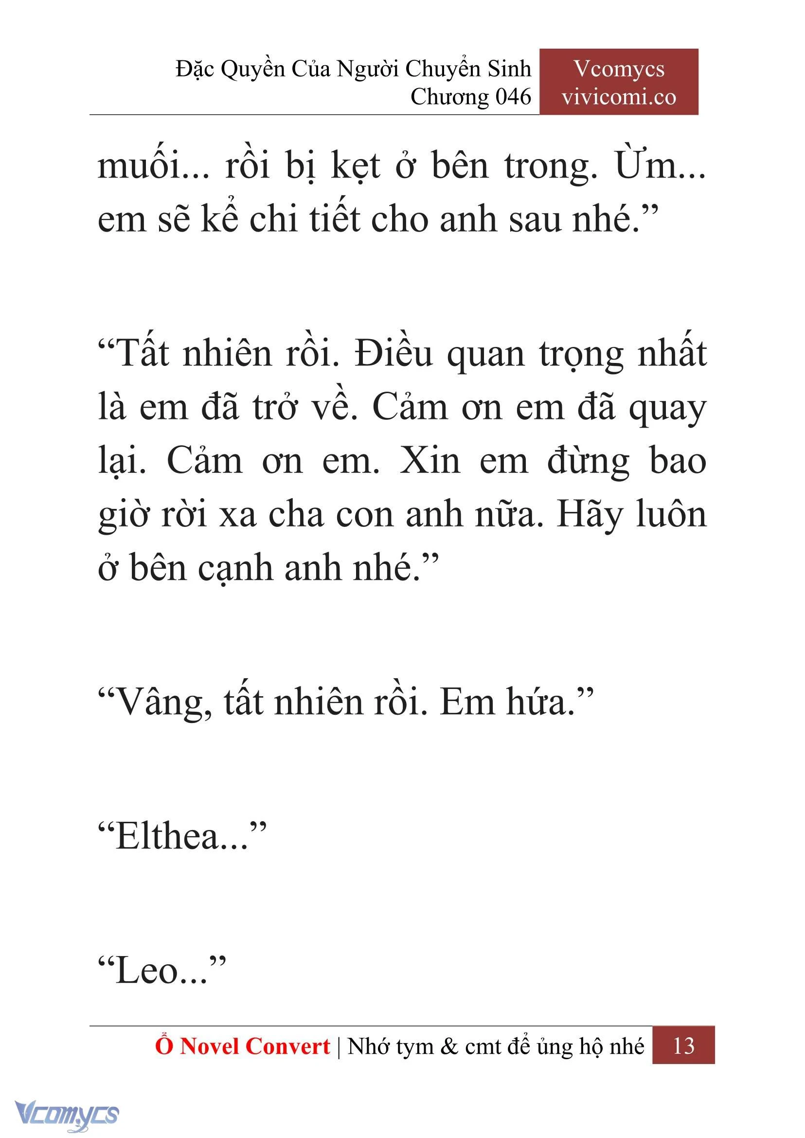 [Novel] Đặc Quyền Của Người Chuyển Sinh Chapter  46 - 15