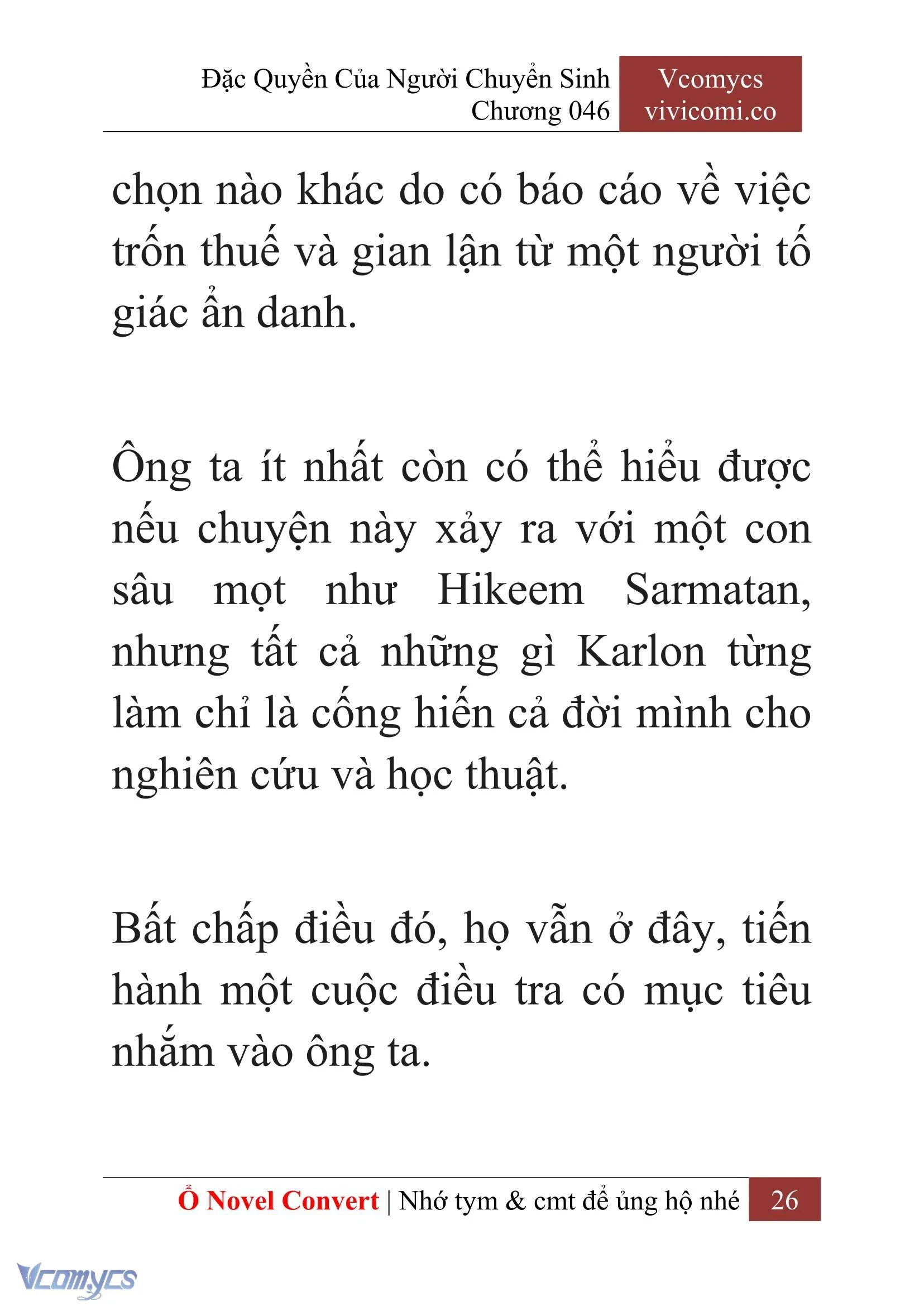 [Novel] Đặc Quyền Của Người Chuyển Sinh Chapter  46 - 28