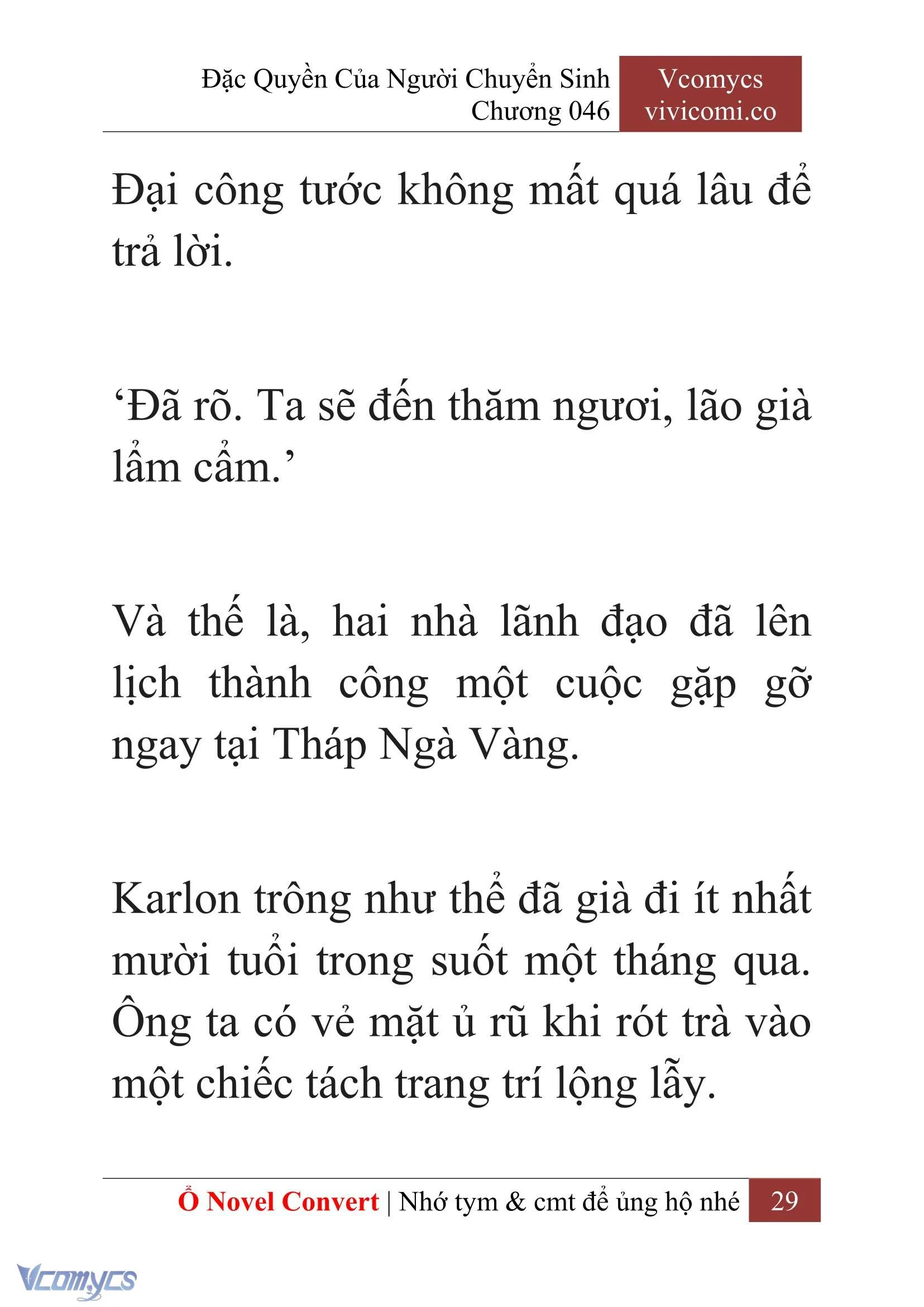 [Novel] Đặc Quyền Của Người Chuyển Sinh Chapter  46 - 31