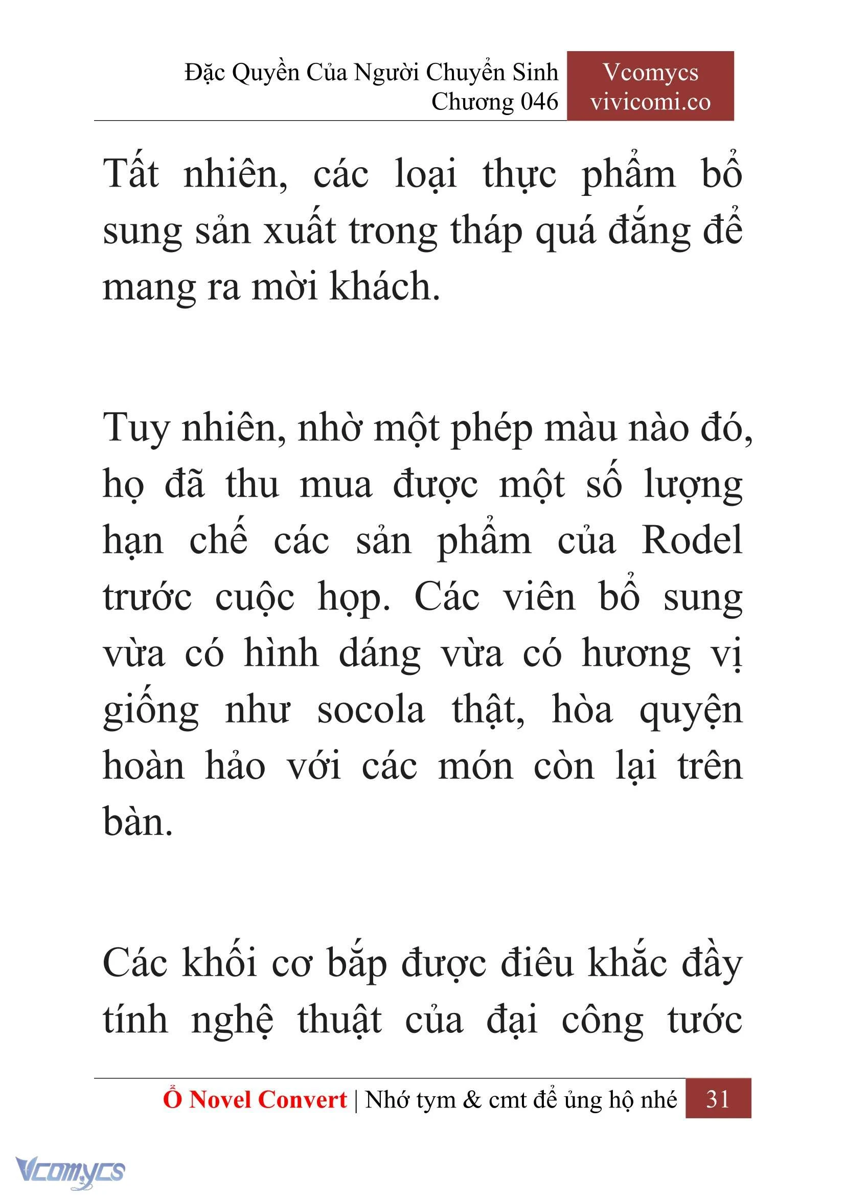 [Novel] Đặc Quyền Của Người Chuyển Sinh Chapter  46 - 33