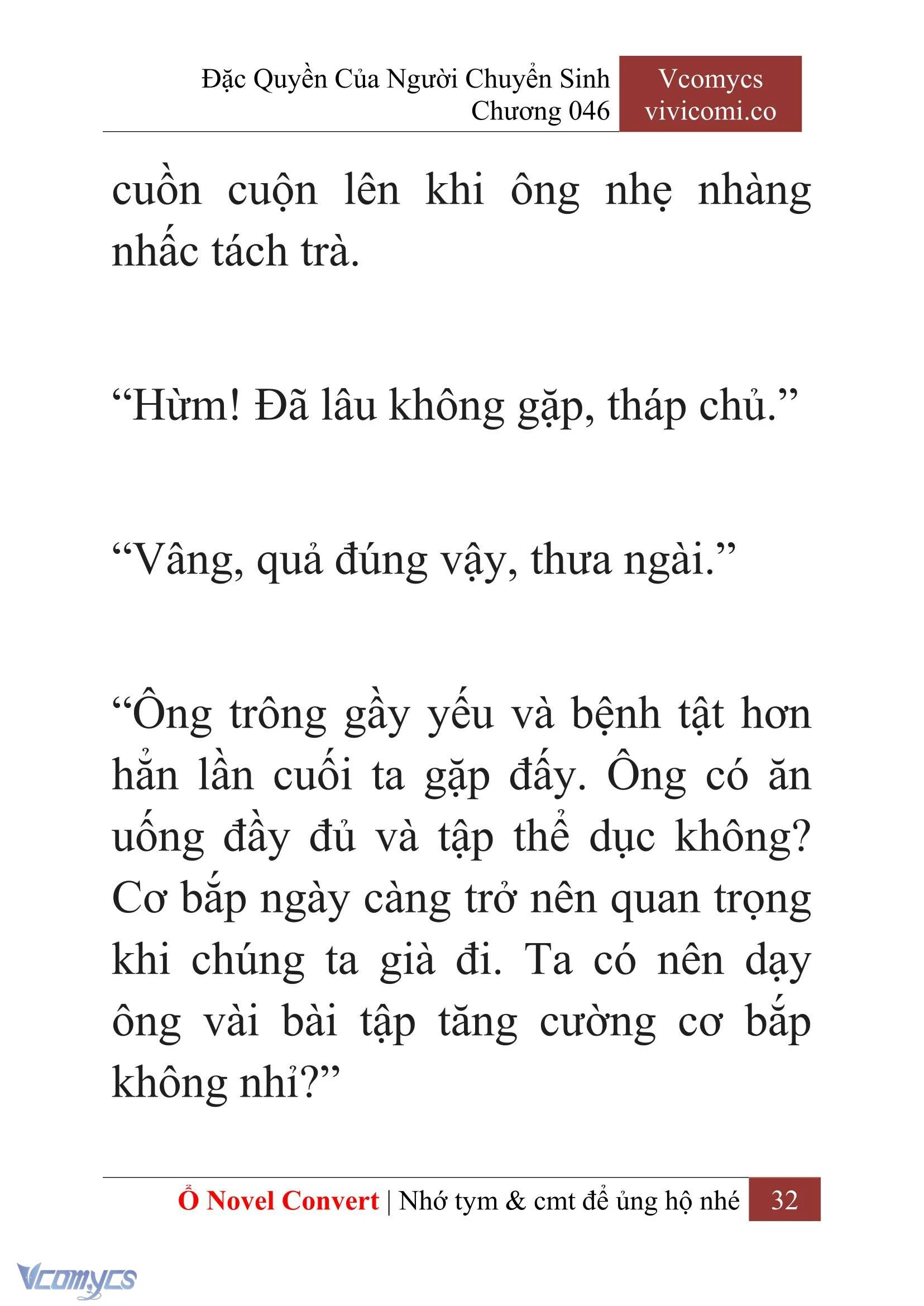 [Novel] Đặc Quyền Của Người Chuyển Sinh Chapter  46 - 34