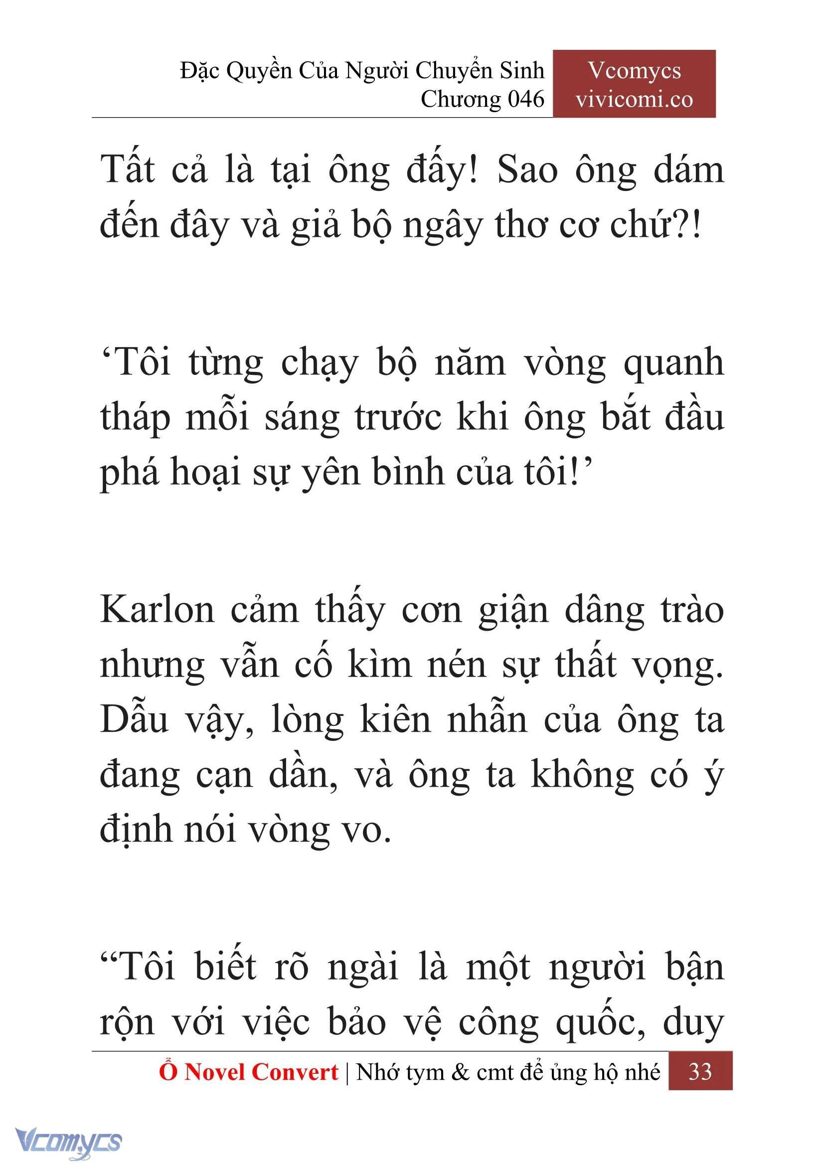 [Novel] Đặc Quyền Của Người Chuyển Sinh Chapter  46 - 35