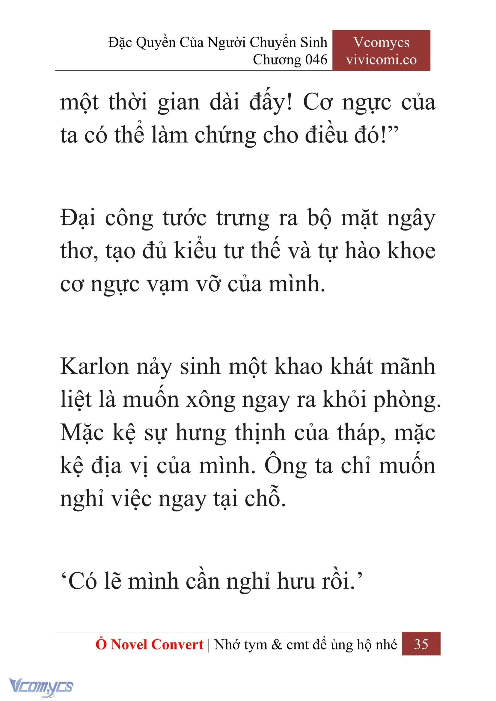 [Novel] Đặc Quyền Của Người Chuyển Sinh Chapter  46 - 37