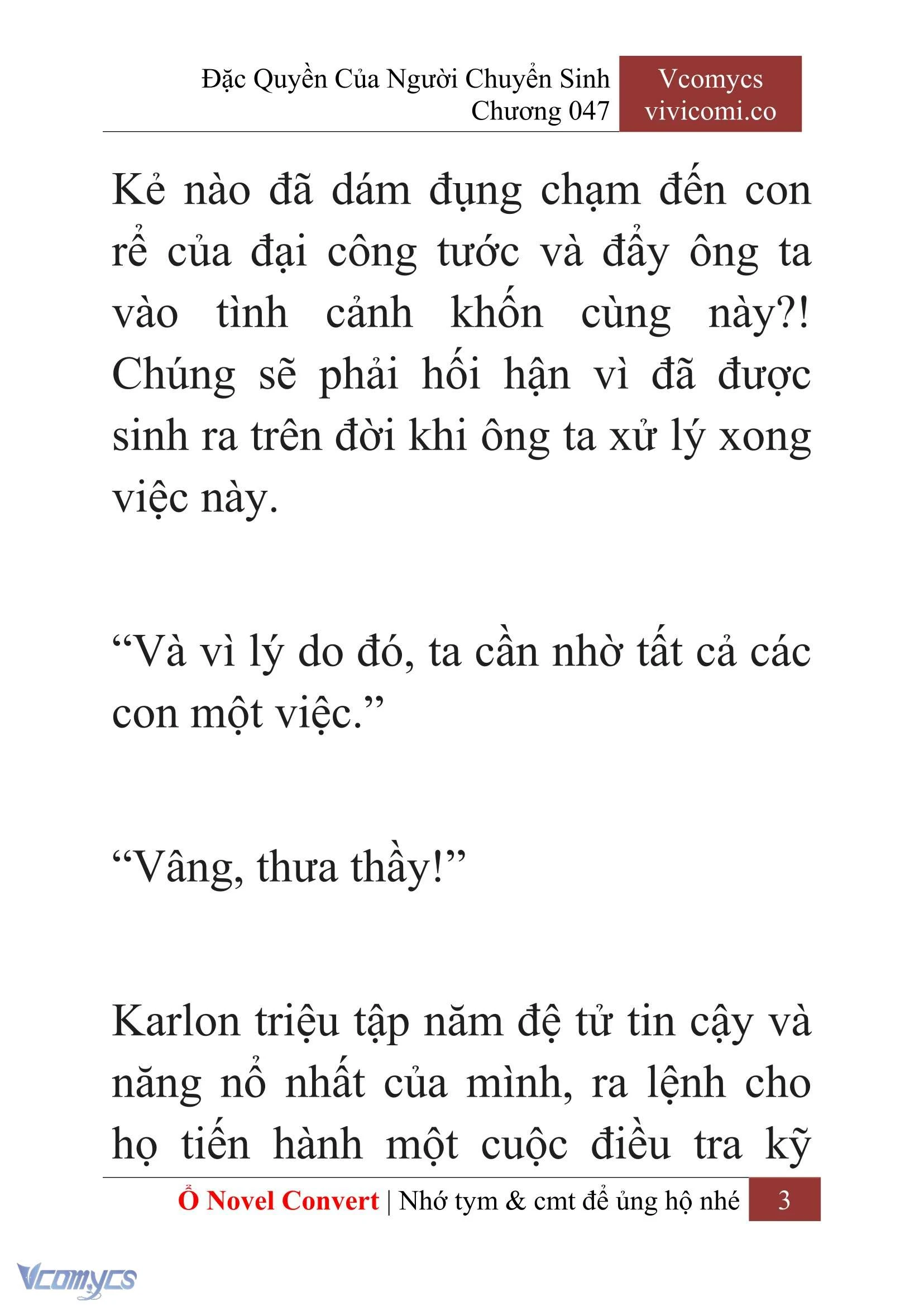 [Novel] Đặc Quyền Của Người Chuyển Sinh Chapter  47 - 5