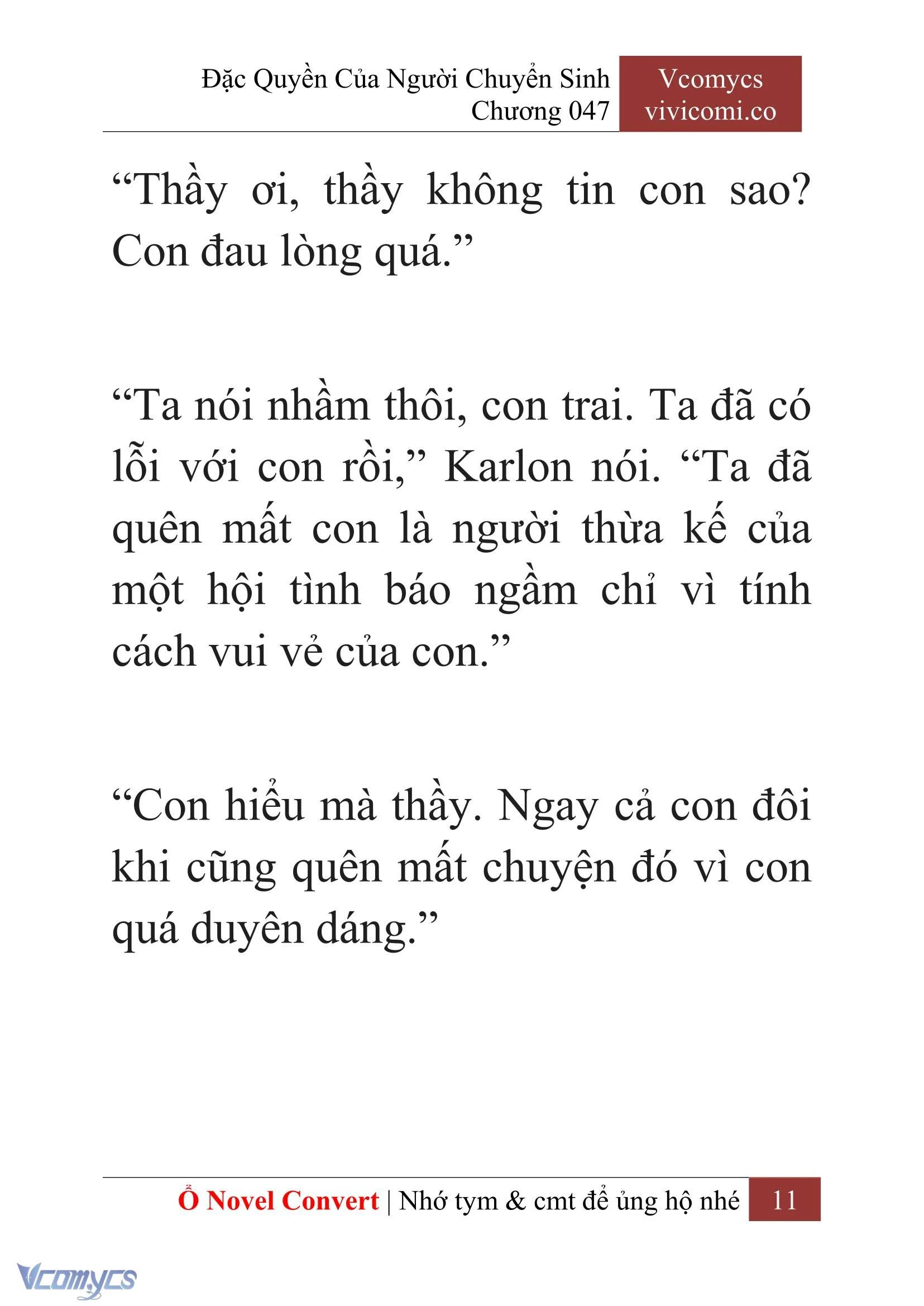 [Novel] Đặc Quyền Của Người Chuyển Sinh Chapter  47 - 13