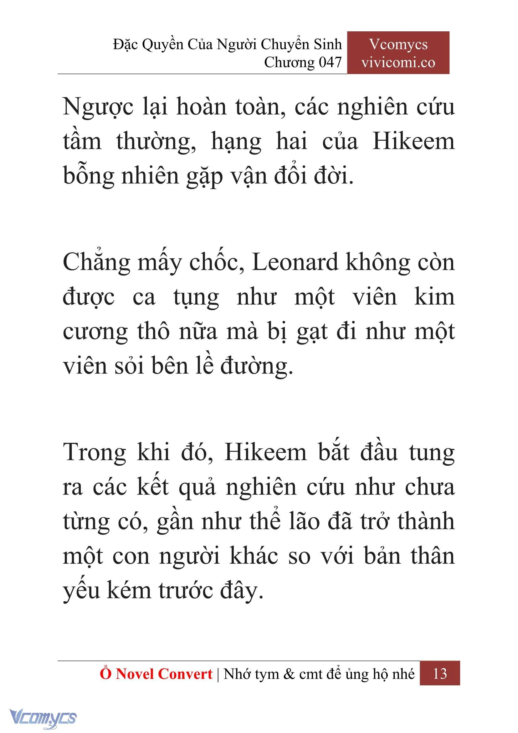 [Novel] Đặc Quyền Của Người Chuyển Sinh Chapter  47 - 15