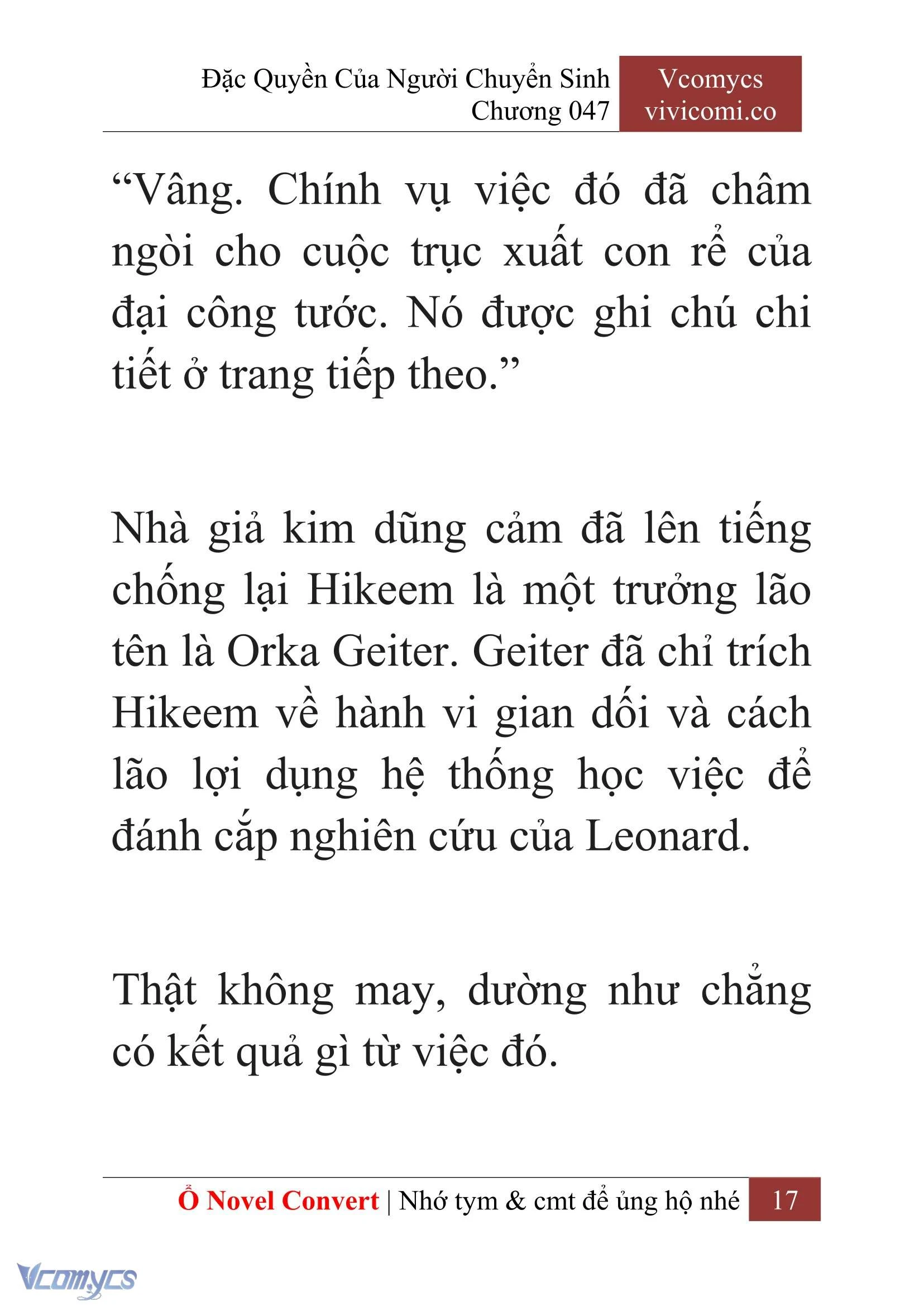 [Novel] Đặc Quyền Của Người Chuyển Sinh Chapter  47 - 19