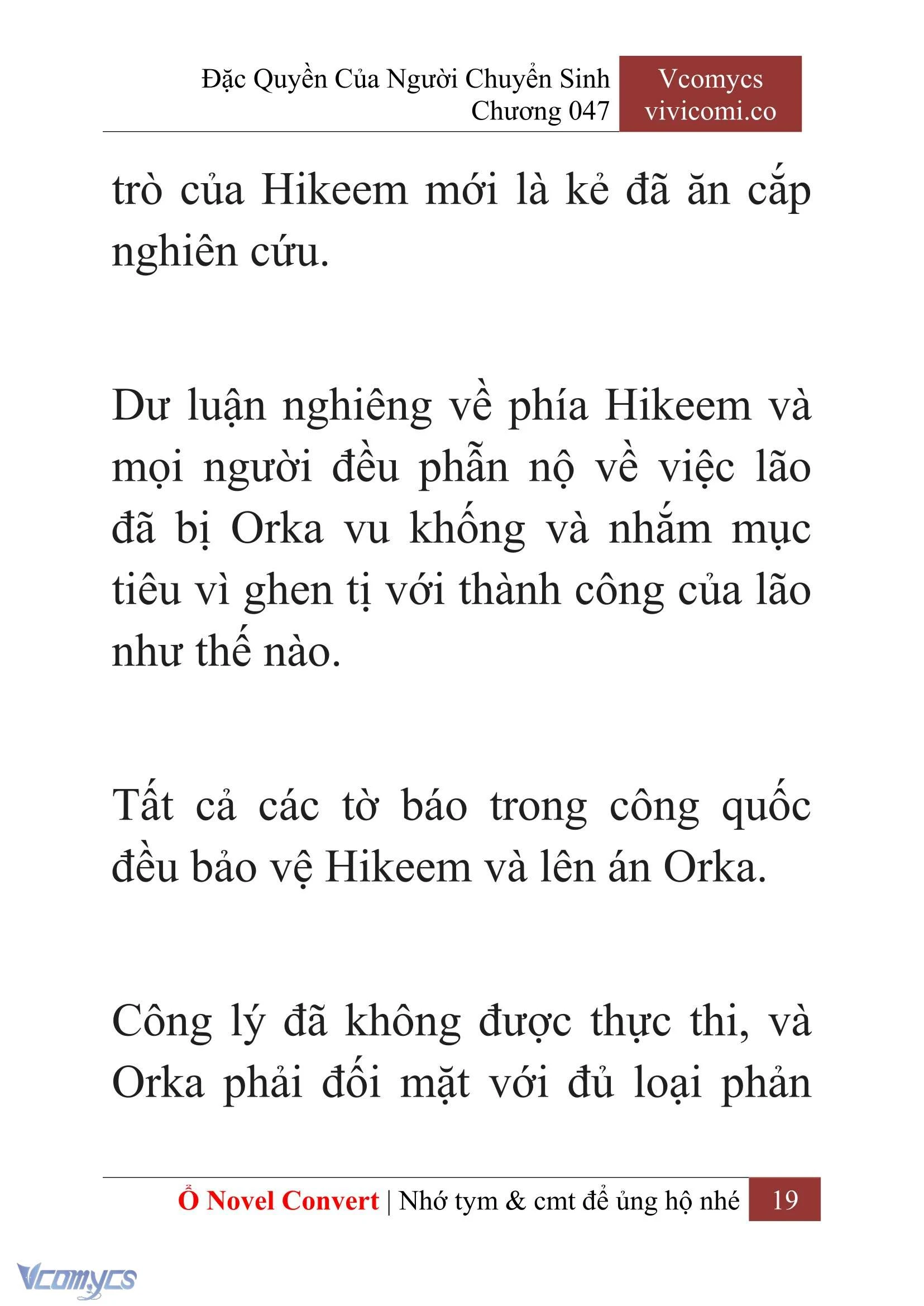[Novel] Đặc Quyền Của Người Chuyển Sinh Chapter  47 - 21