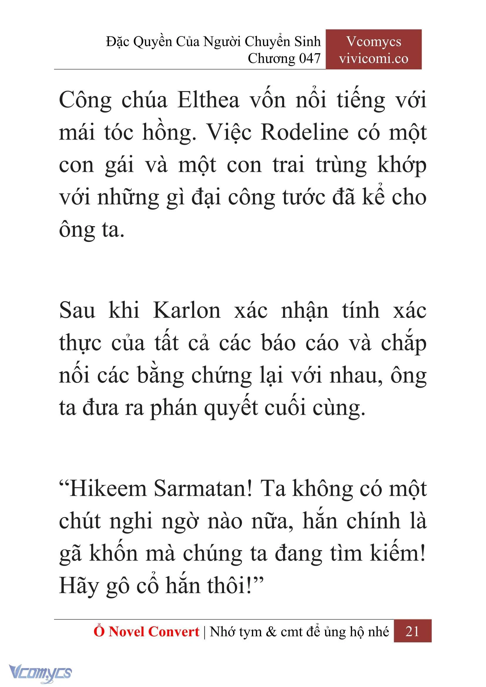 [Novel] Đặc Quyền Của Người Chuyển Sinh Chapter  47 - 23