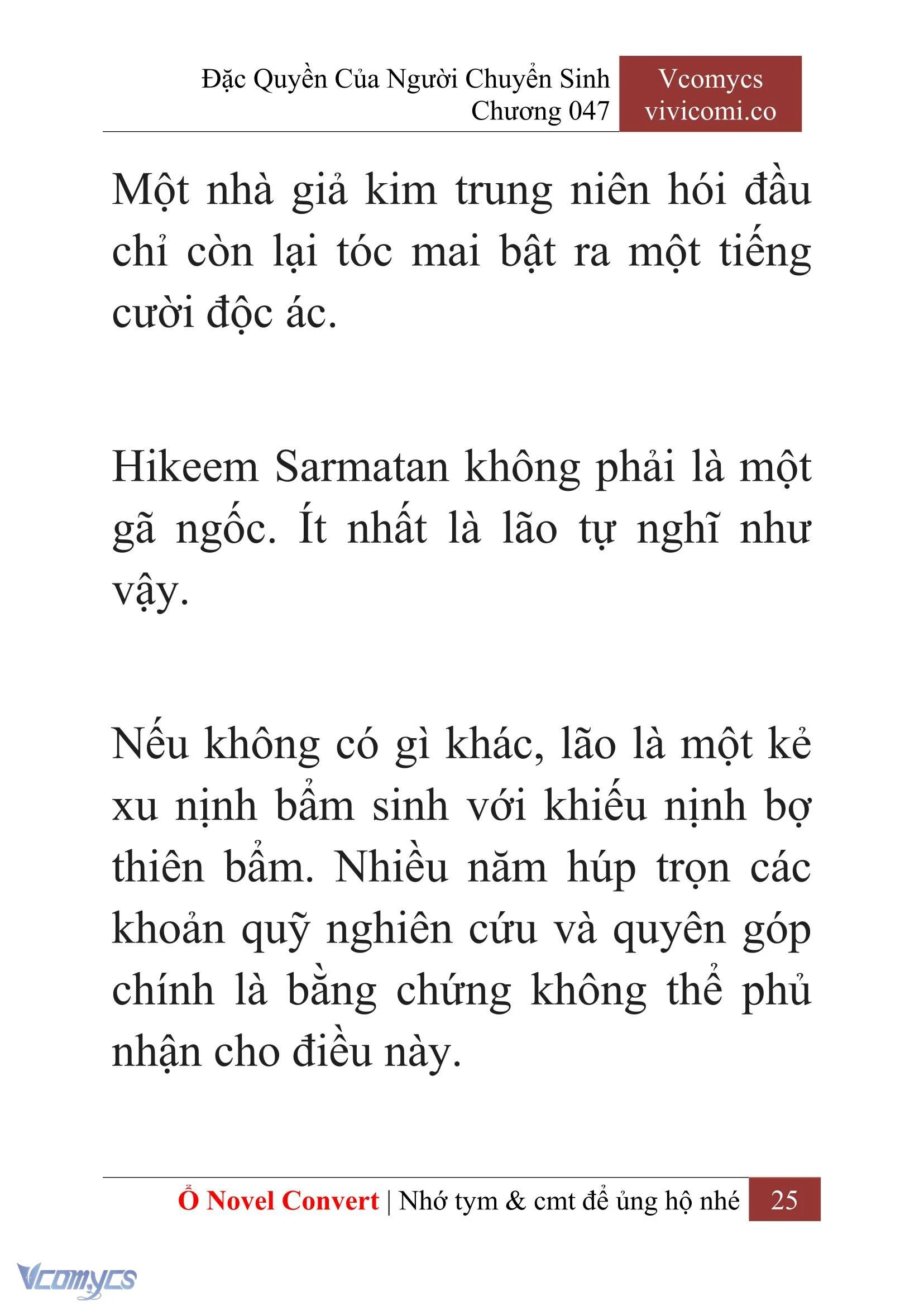 [Novel] Đặc Quyền Của Người Chuyển Sinh Chapter  47 - 27
