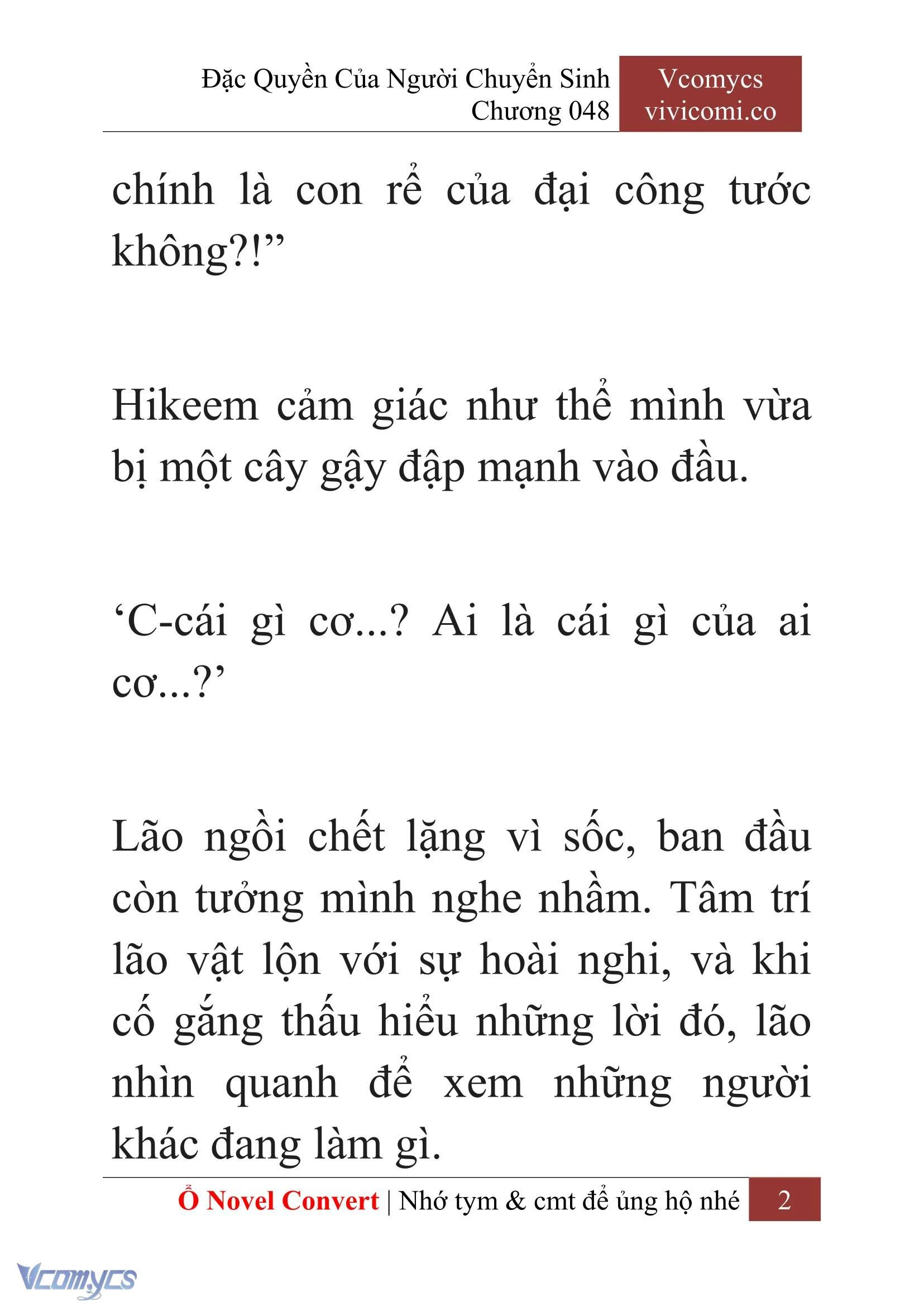 [Novel] Đặc Quyền Của Người Chuyển Sinh Chapter  48 - 4