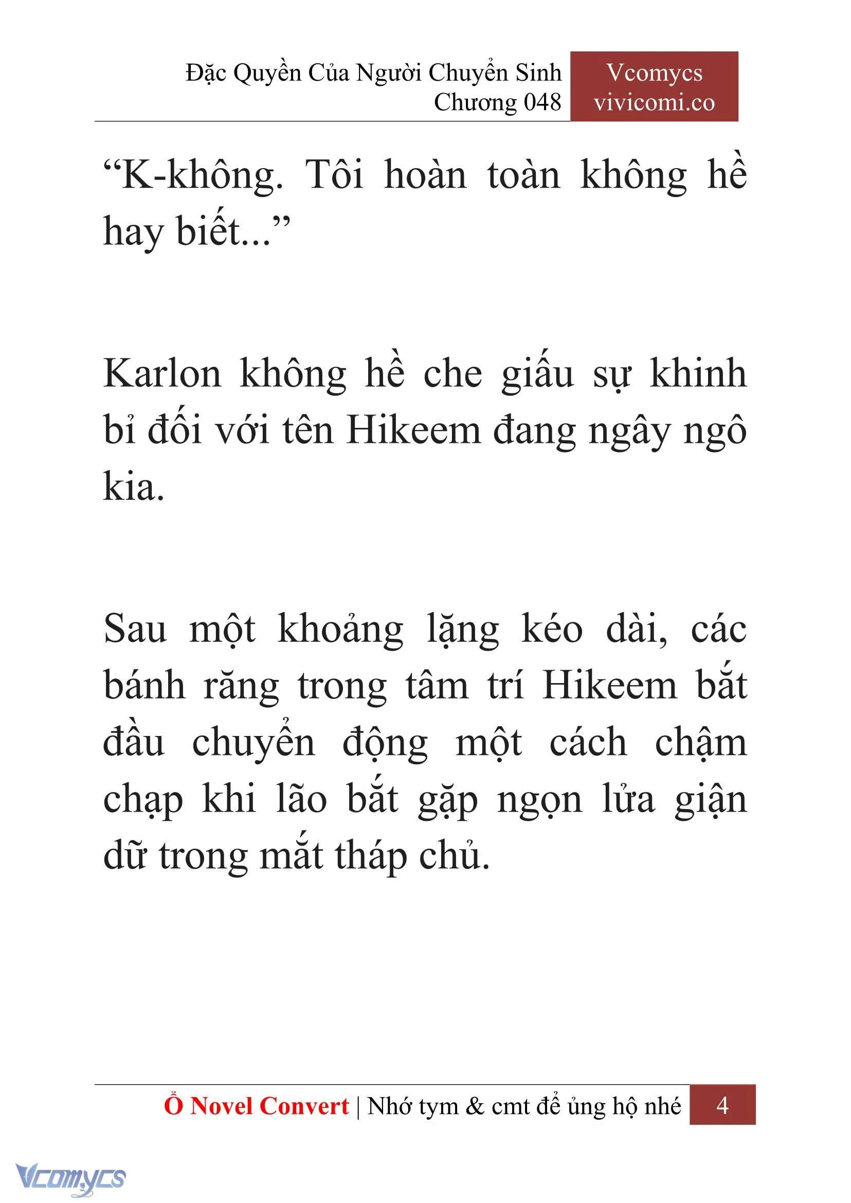 [Novel] Đặc Quyền Của Người Chuyển Sinh Chapter  48 - 6