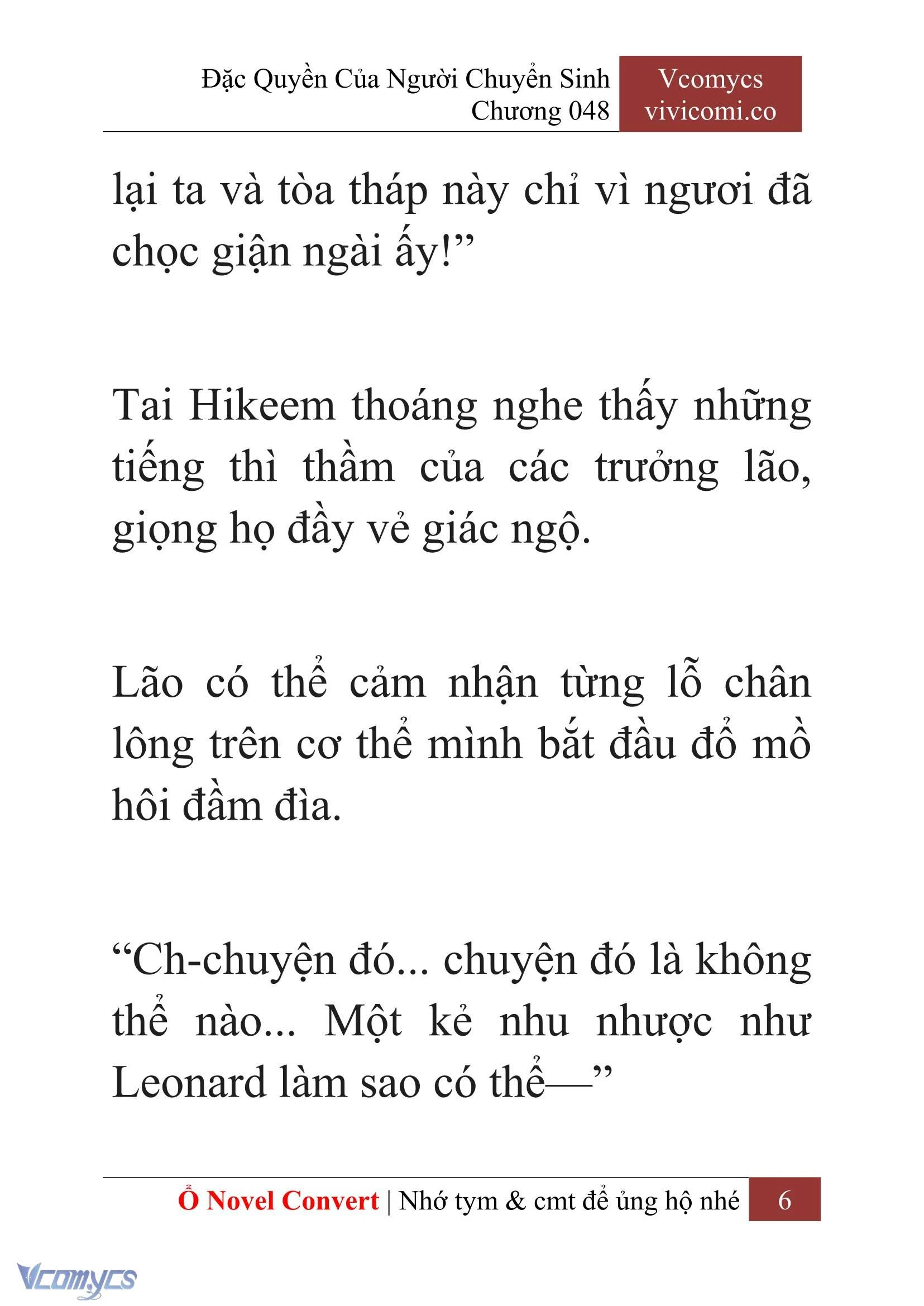 [Novel] Đặc Quyền Của Người Chuyển Sinh Chapter  48 - 8
