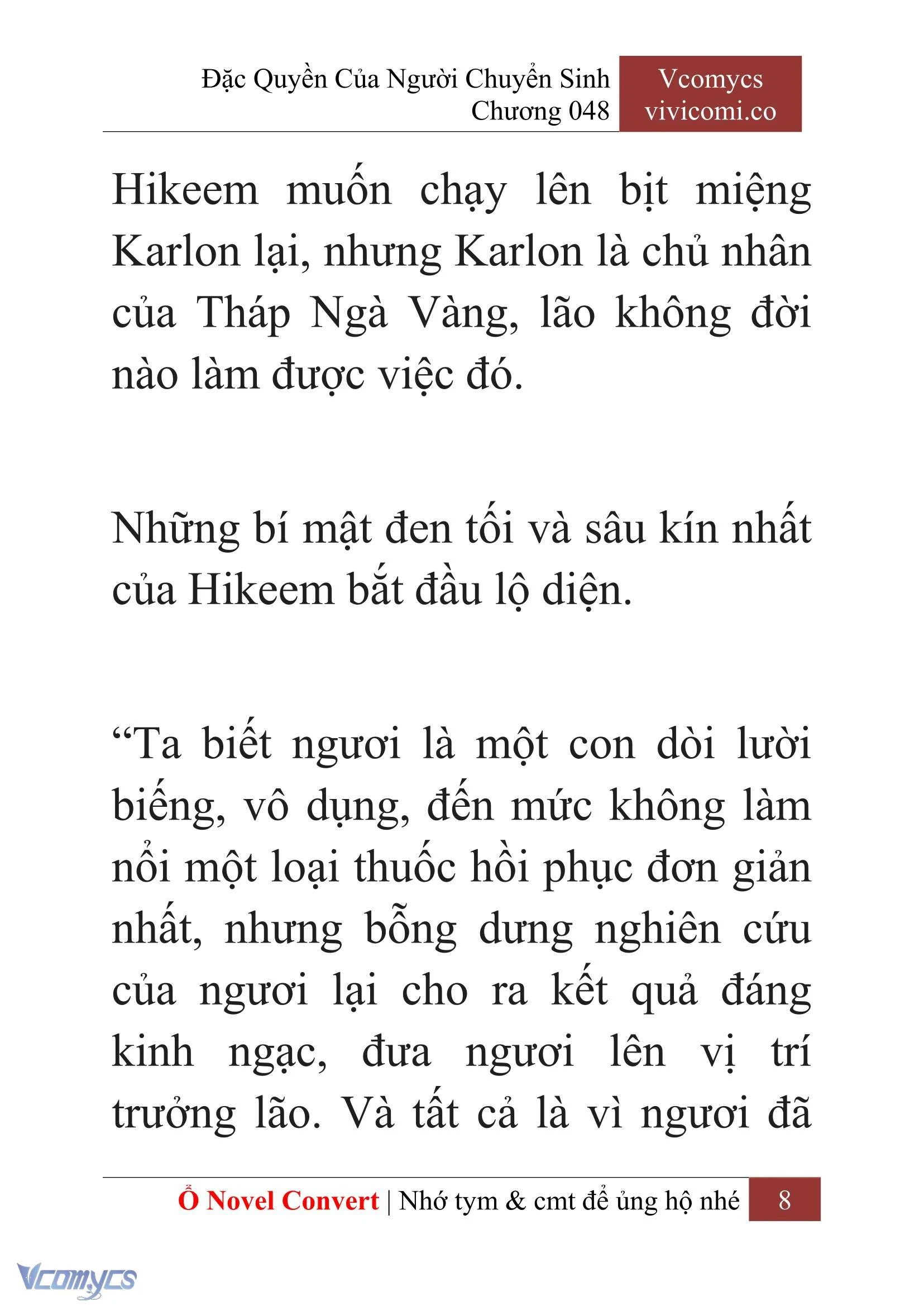 [Novel] Đặc Quyền Của Người Chuyển Sinh Chapter  48 - 10