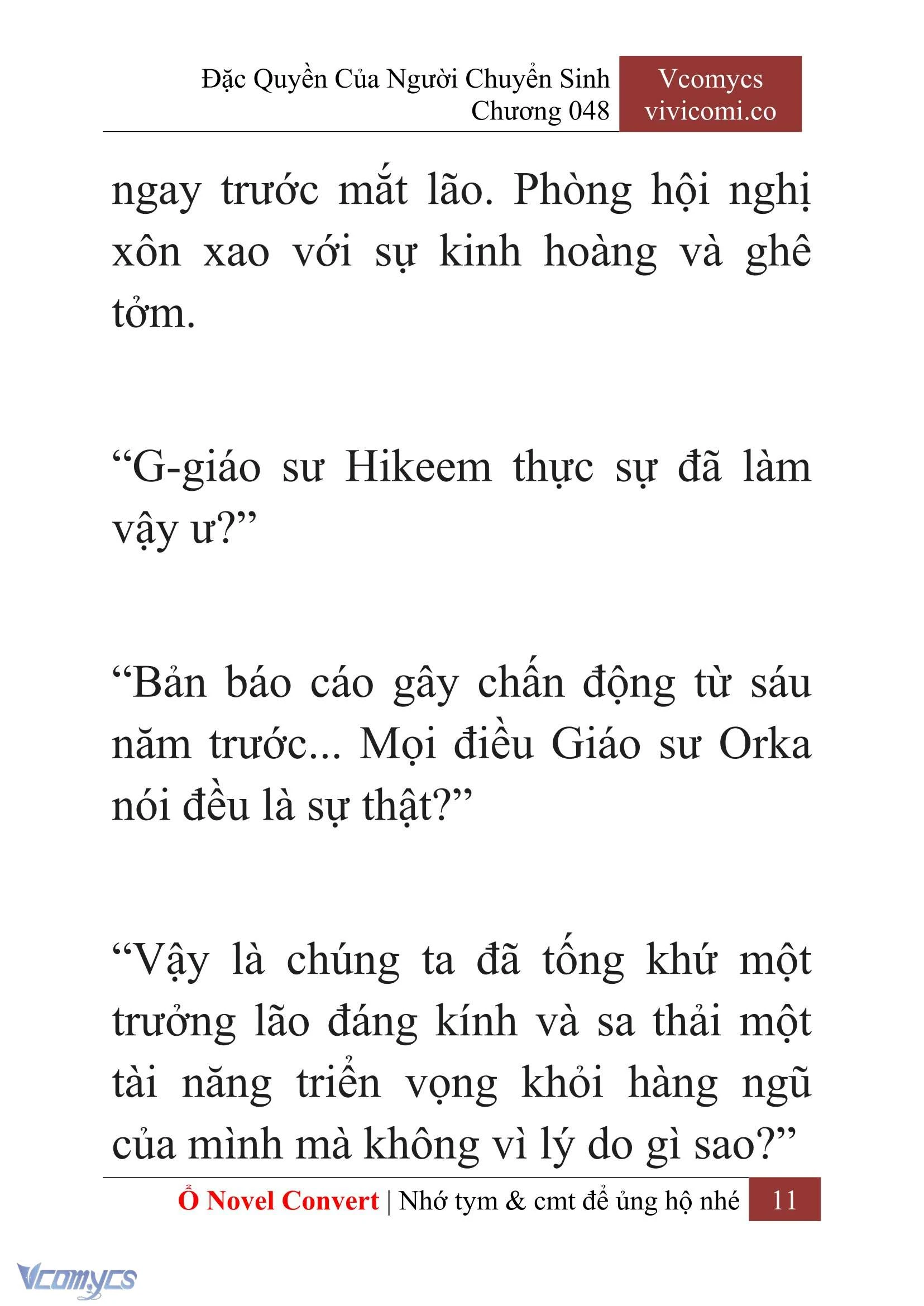 [Novel] Đặc Quyền Của Người Chuyển Sinh Chapter  48 - 13