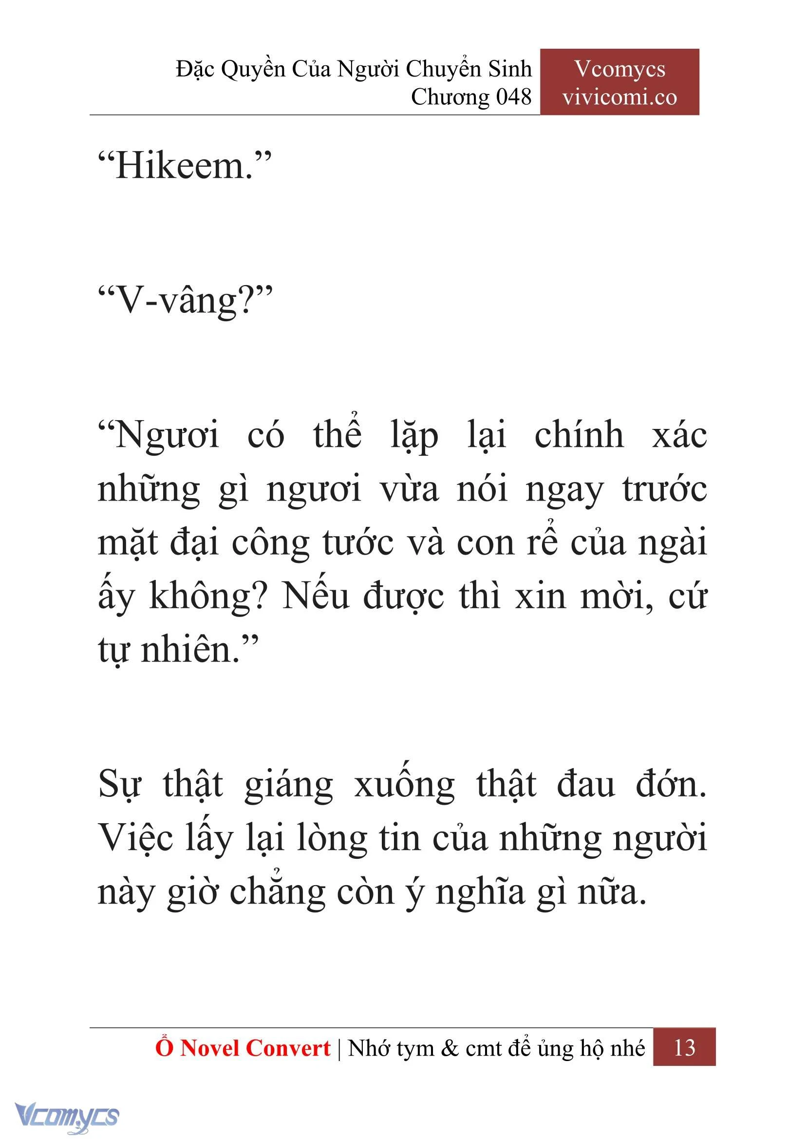 [Novel] Đặc Quyền Của Người Chuyển Sinh Chapter  48 - 15