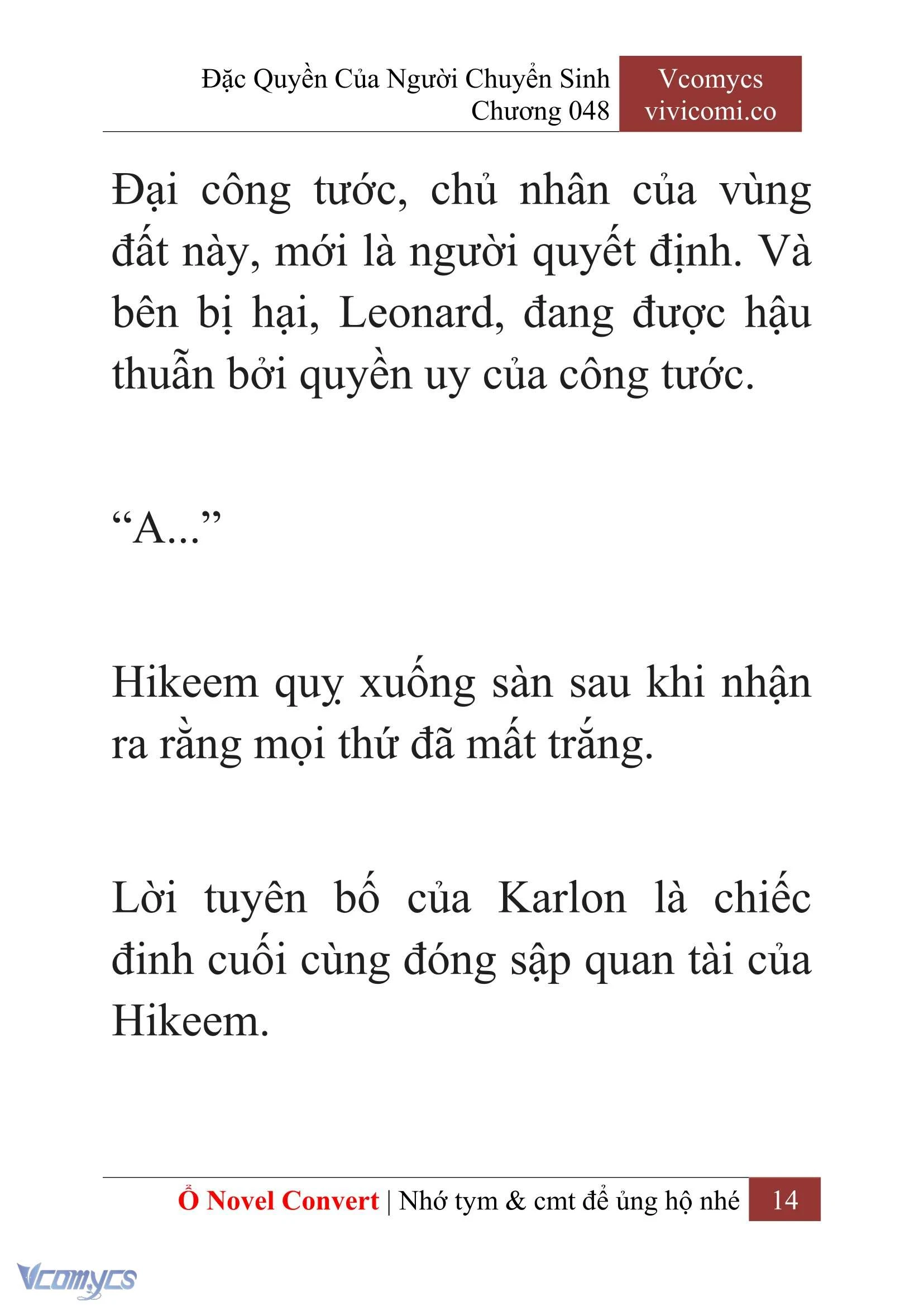 [Novel] Đặc Quyền Của Người Chuyển Sinh Chapter  48 - 16