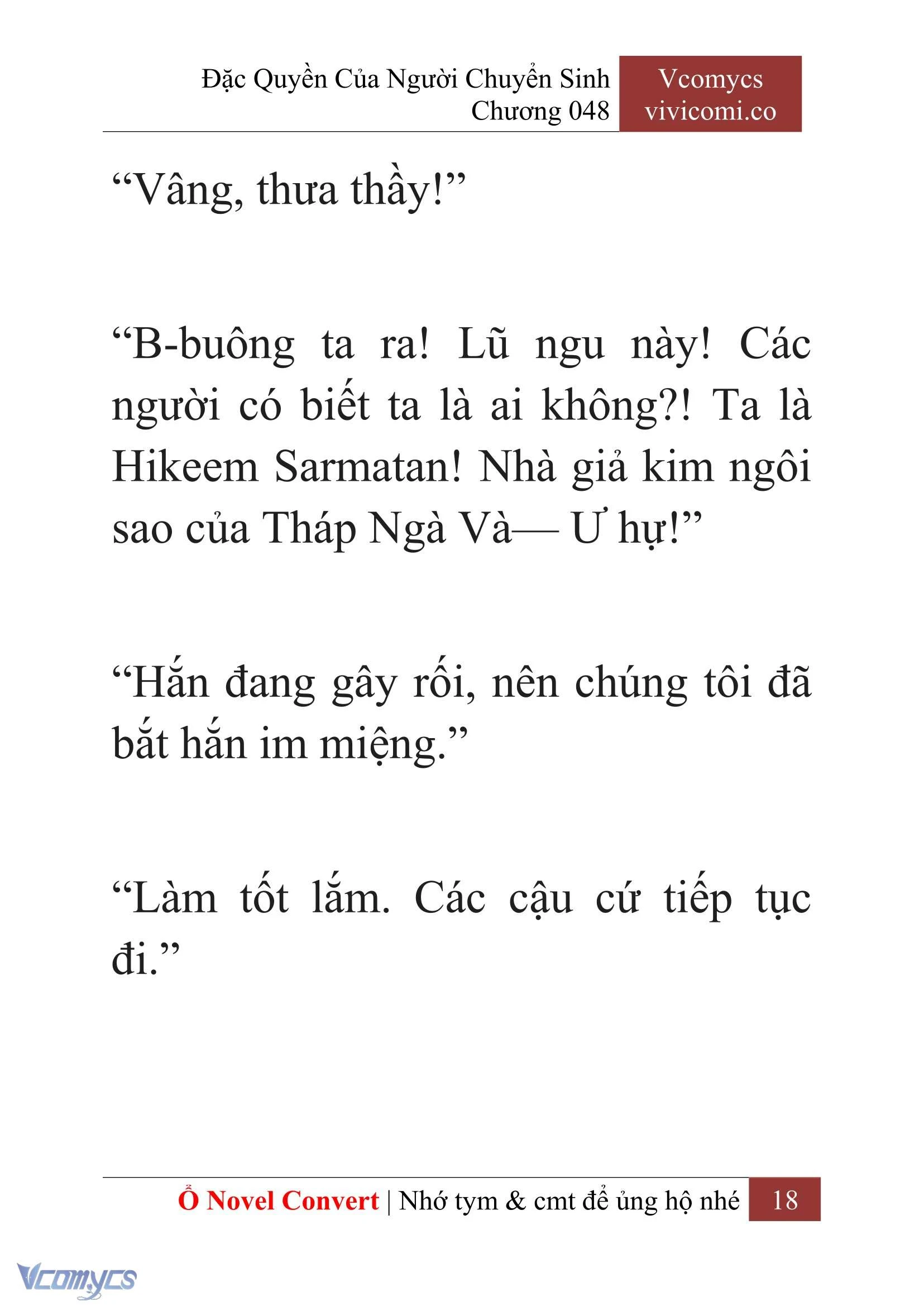 [Novel] Đặc Quyền Của Người Chuyển Sinh Chapter  48 - 20