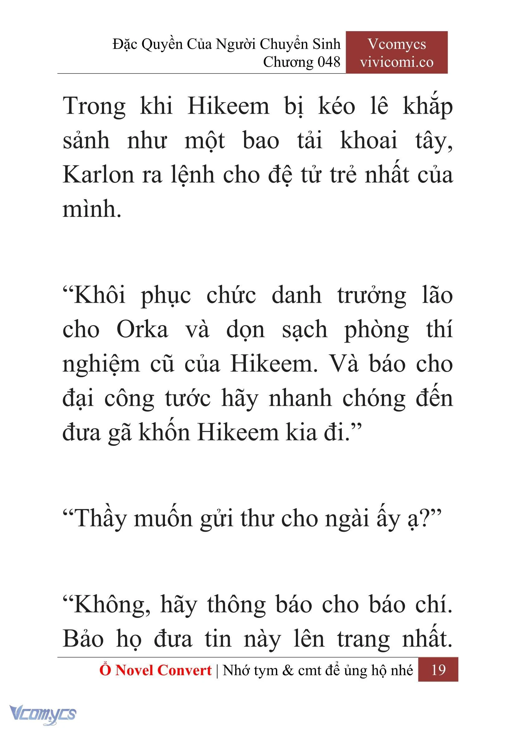 [Novel] Đặc Quyền Của Người Chuyển Sinh Chapter  48 - 21