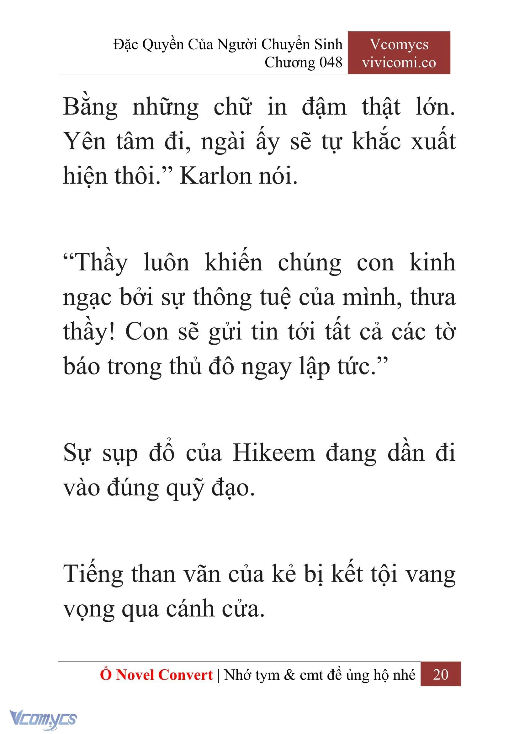 [Novel] Đặc Quyền Của Người Chuyển Sinh Chapter  48 - 22