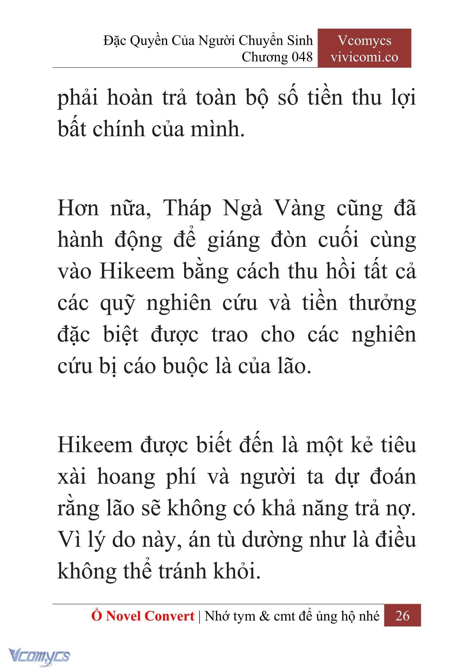 [Novel] Đặc Quyền Của Người Chuyển Sinh Chapter  48 - 28