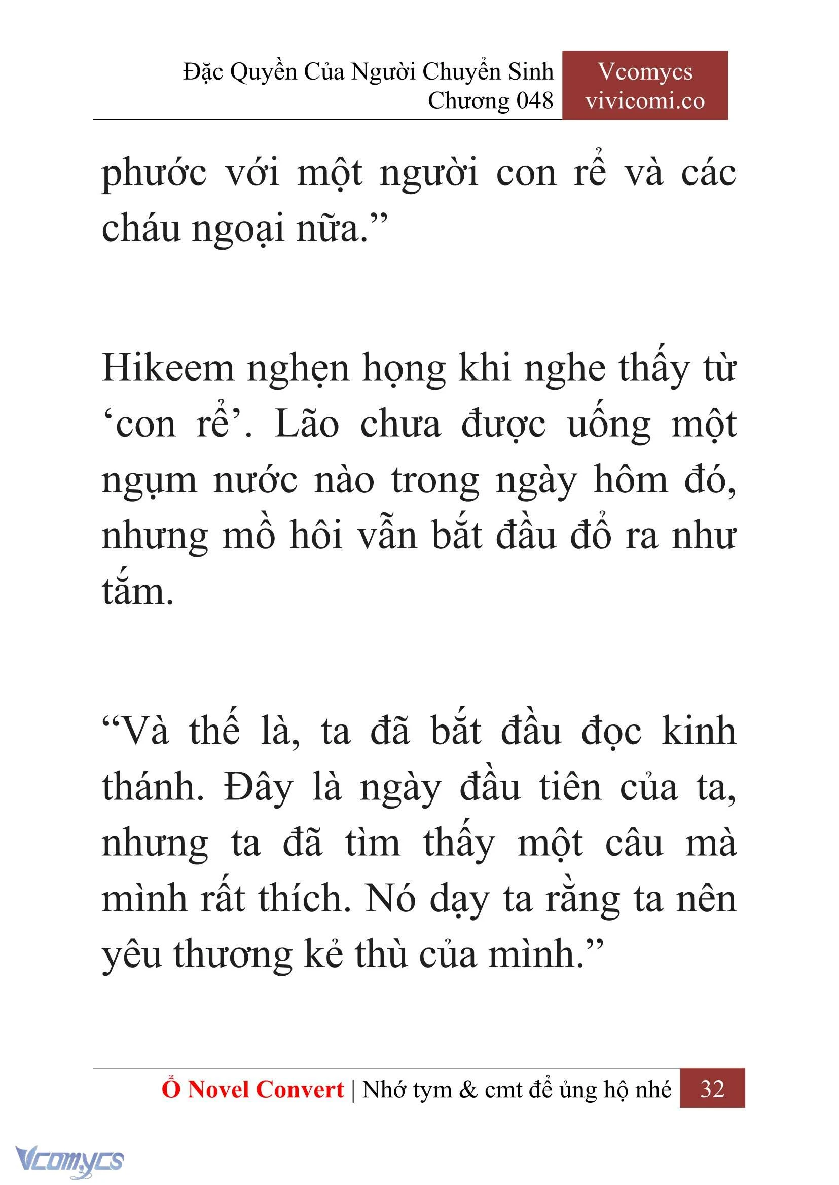[Novel] Đặc Quyền Của Người Chuyển Sinh Chapter  48 - 34