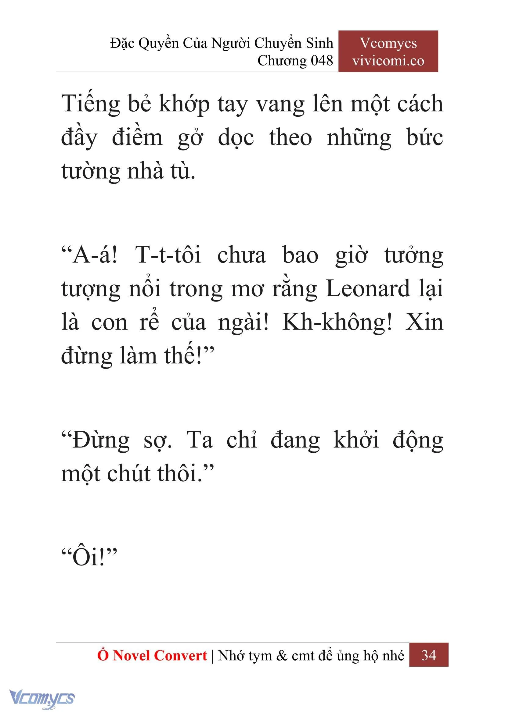 [Novel] Đặc Quyền Của Người Chuyển Sinh Chapter  48 - 36