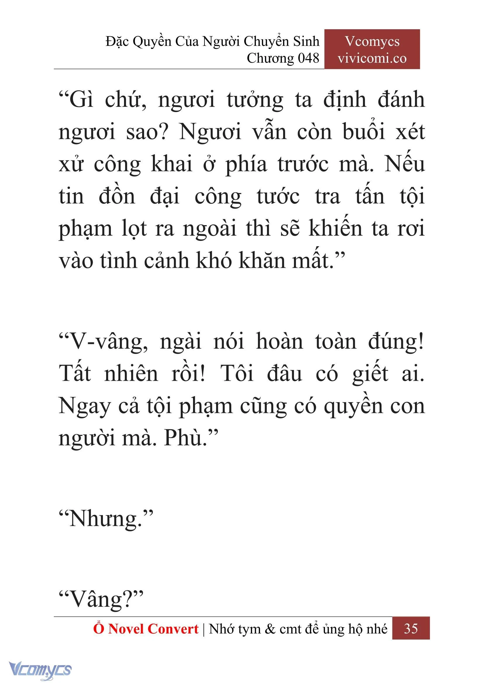 [Novel] Đặc Quyền Của Người Chuyển Sinh Chapter  48 - 37