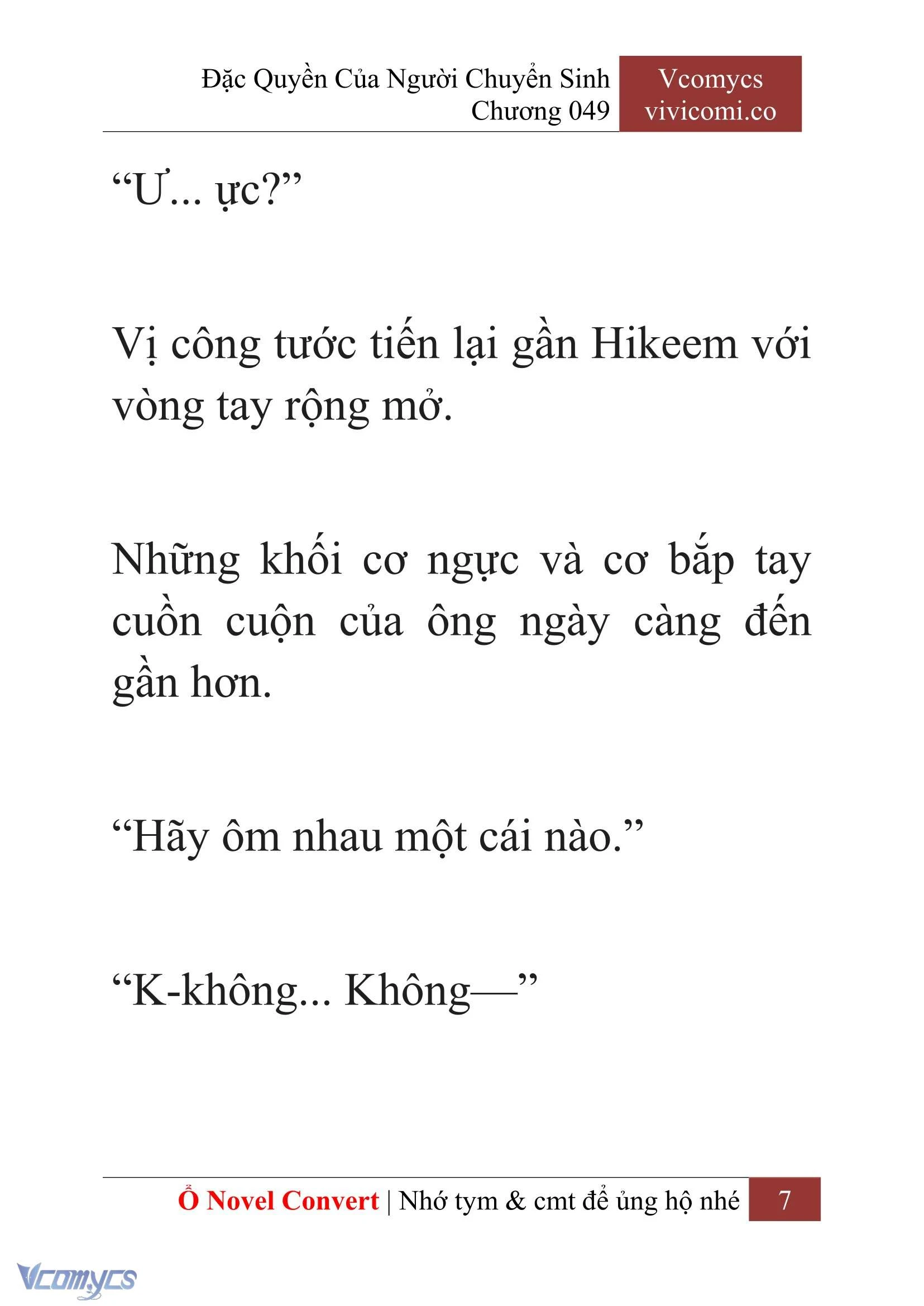 [Novel] Đặc Quyền Của Người Chuyển Sinh Chapter  49 - 9