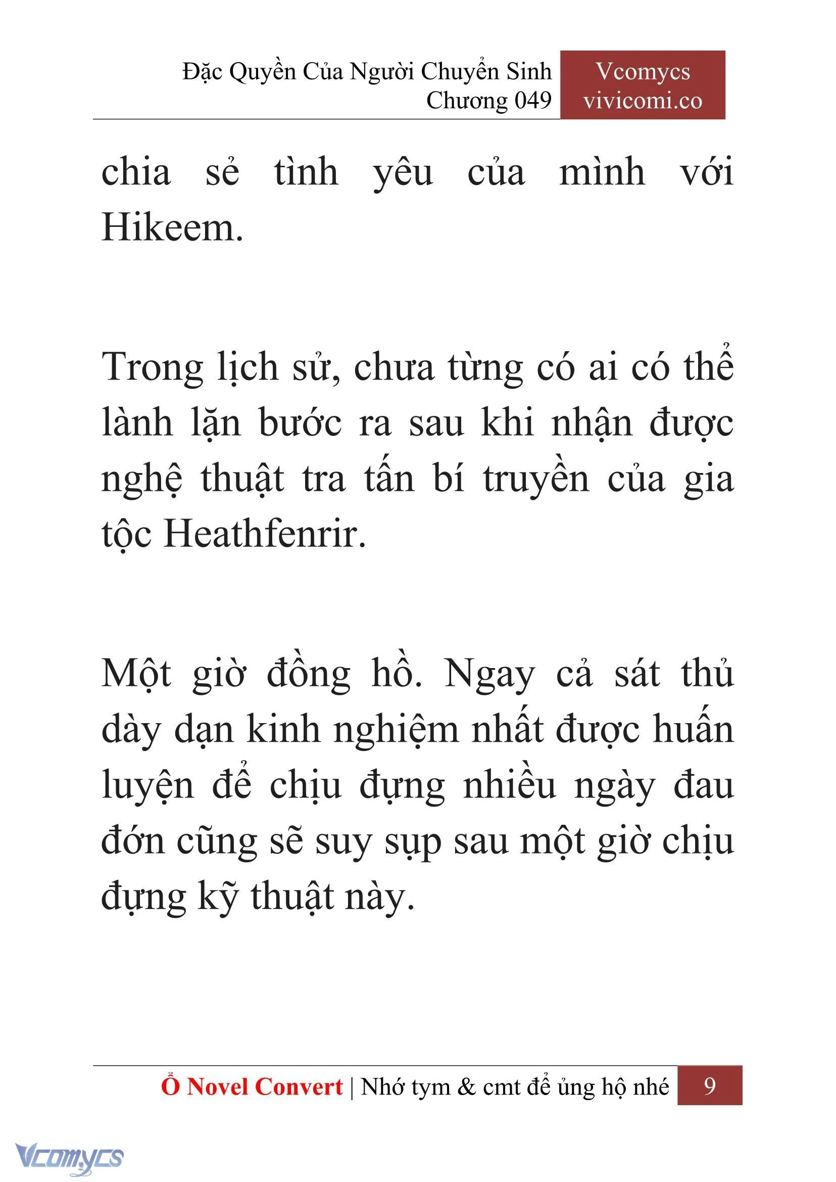 [Novel] Đặc Quyền Của Người Chuyển Sinh Chapter  49 - 11